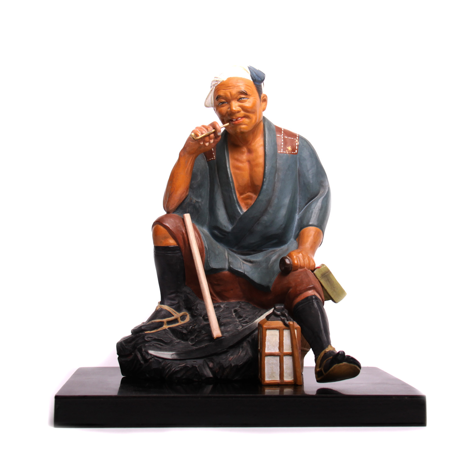 Vintage Hakata Urasaki Ceramic Japanese Doll "Miner" eBay