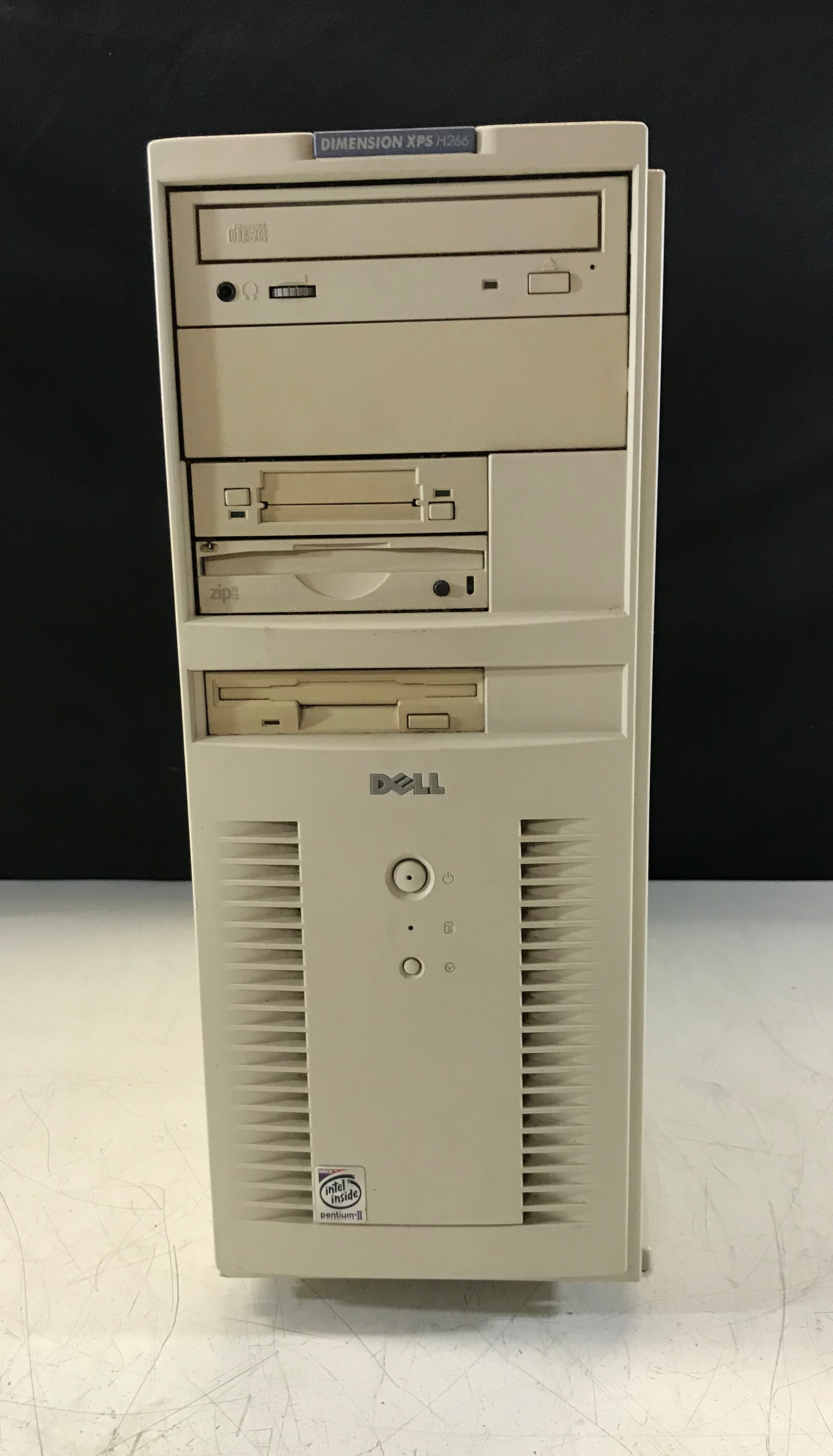 Vintage Dell Dimension XPS H266 Pentium II 266MHz 128MB No HDD 3 ISA 4