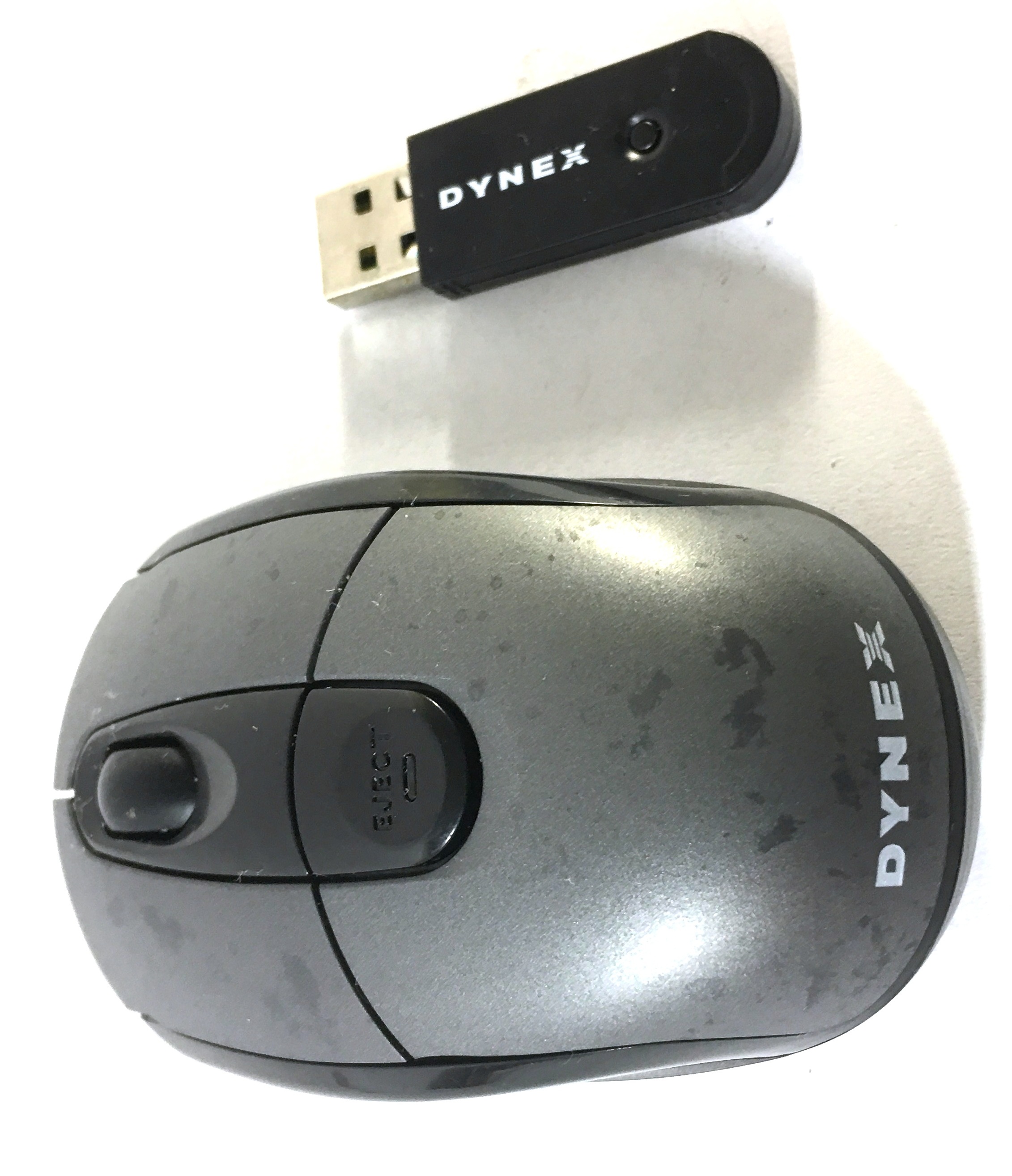 Dynex Wireless Optical Mouse Classic Dx Pwlmse Usb Receiver Ebay