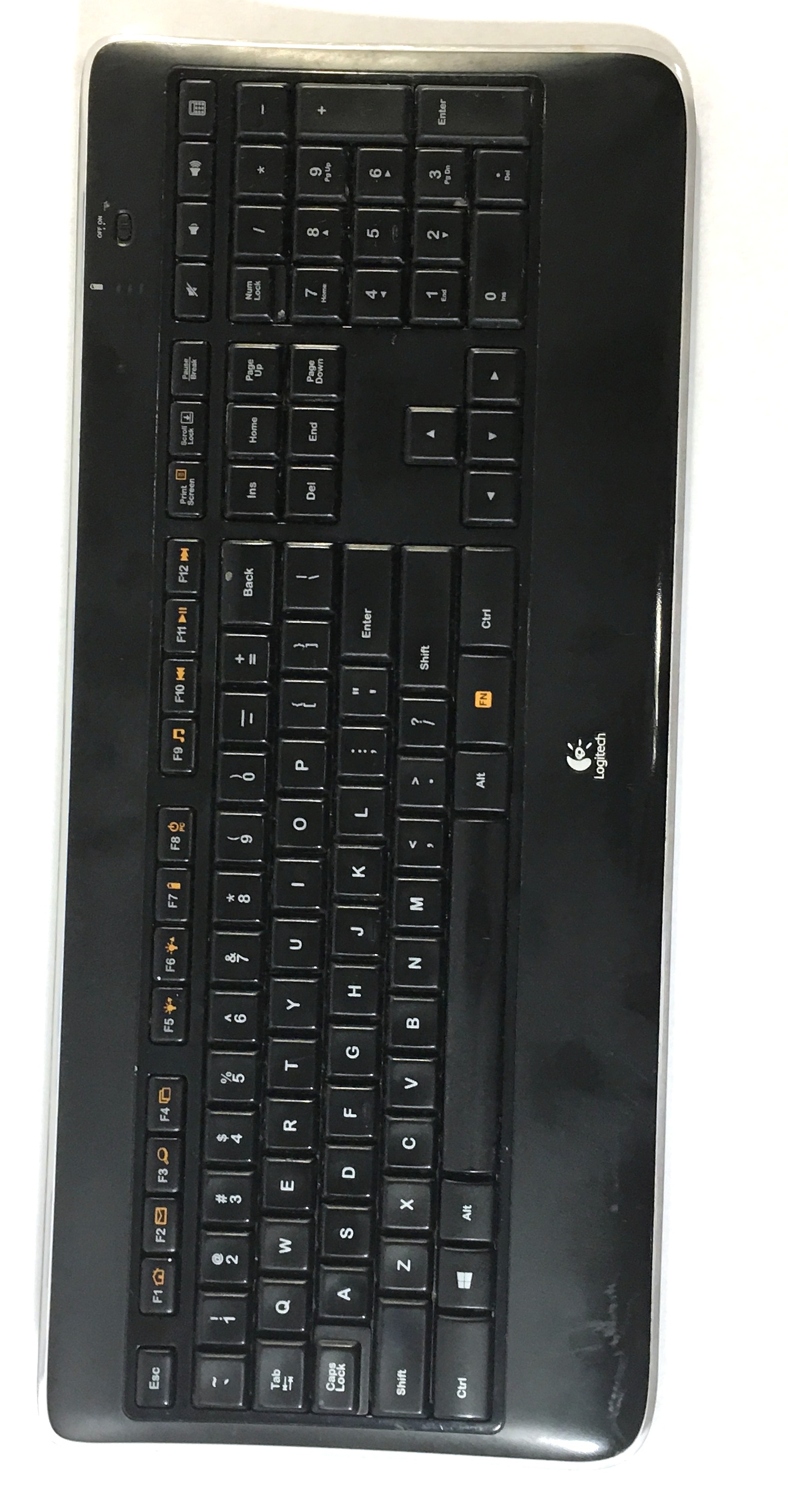 Logitech k330 клавиатура как подключить