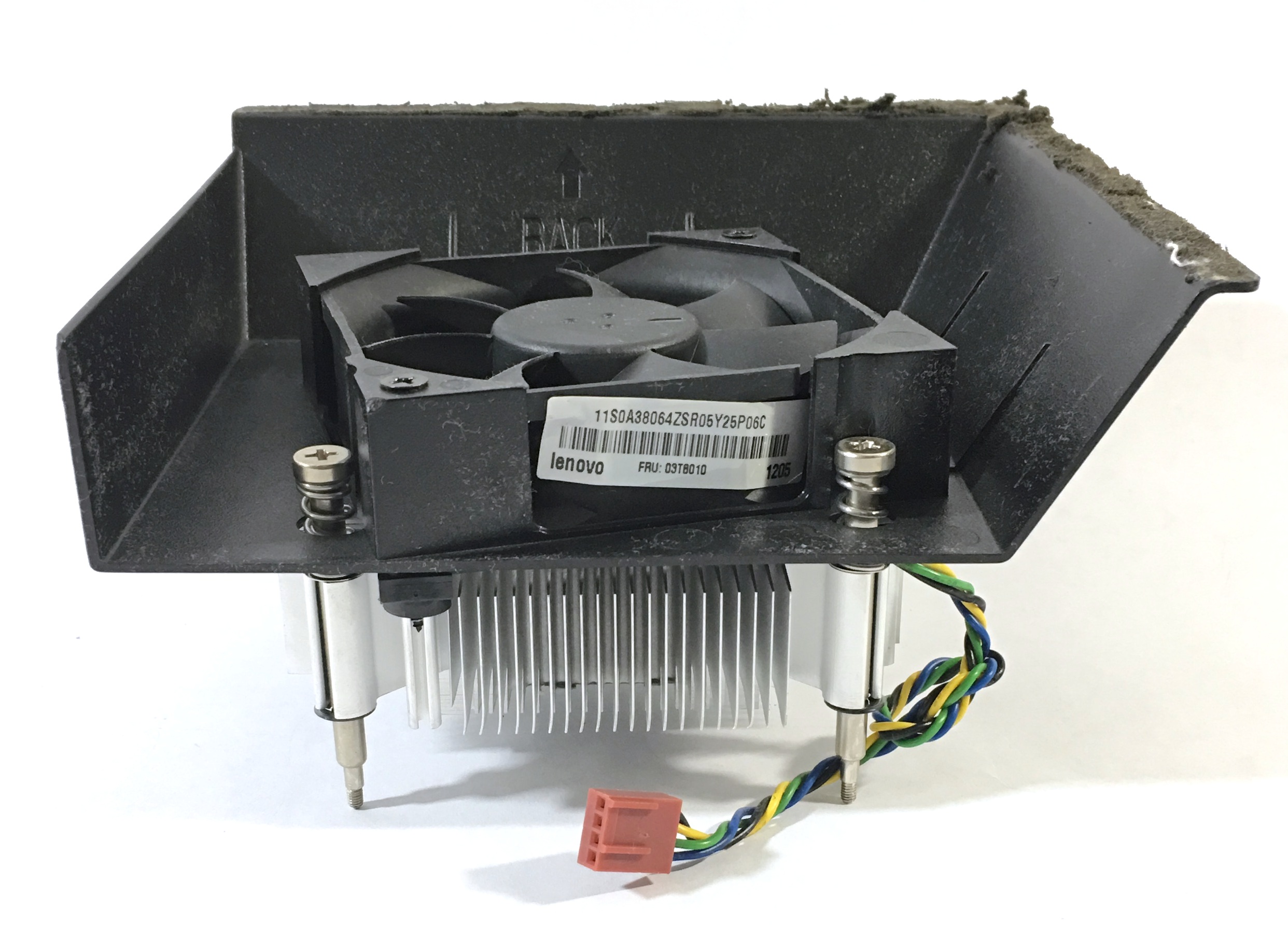 Lenovo 03T9509 CPU FAN, Heatsink & Air Duct for ThinkCentre Tested eBay