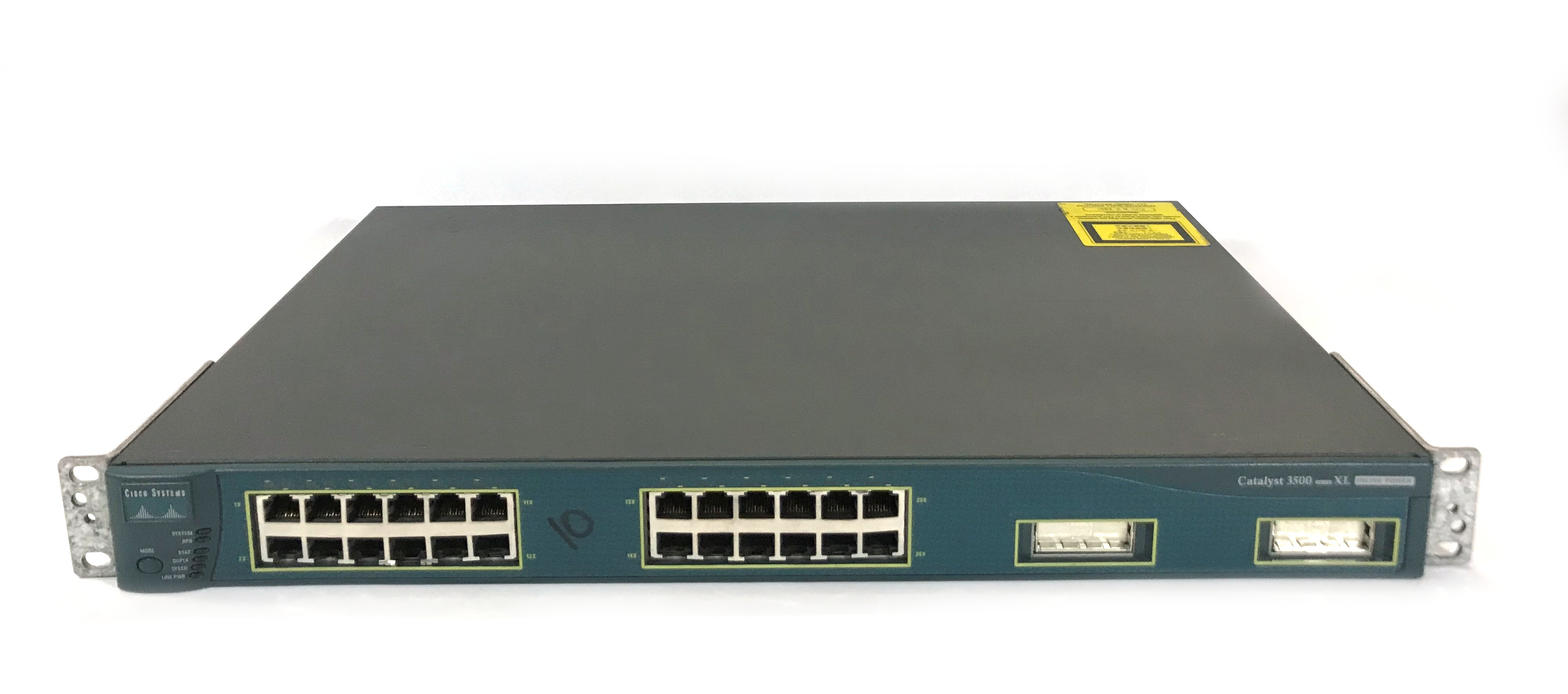 Cisco Catalyst 3500 WS-C3524-PWR-XL-EN 24 Port 10/100 Ethernet PoE ...