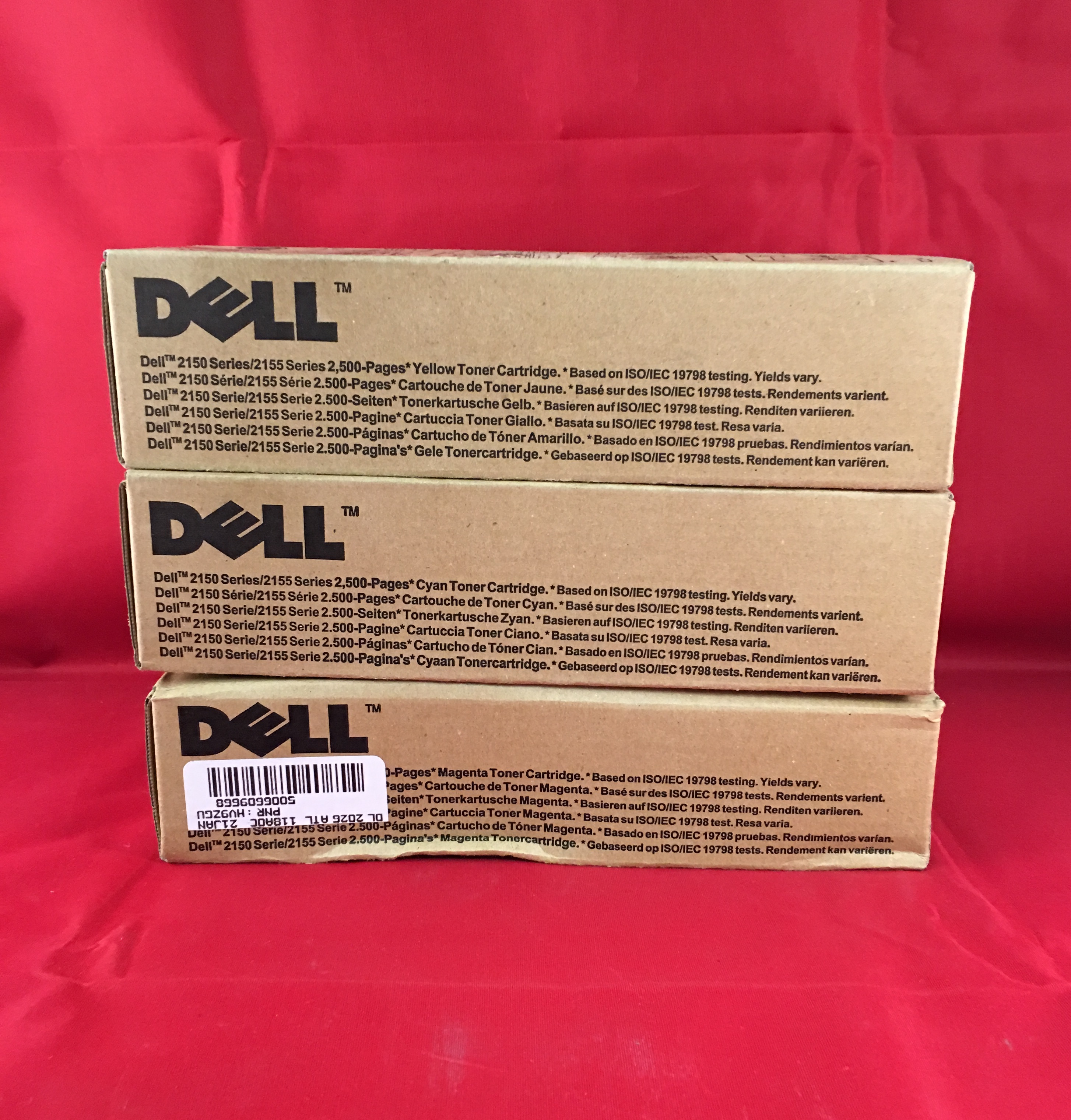 Dell Computer 331-0718 Yellow Toner For 2150cn 2150cdntonr 2155cn 2155cdn High