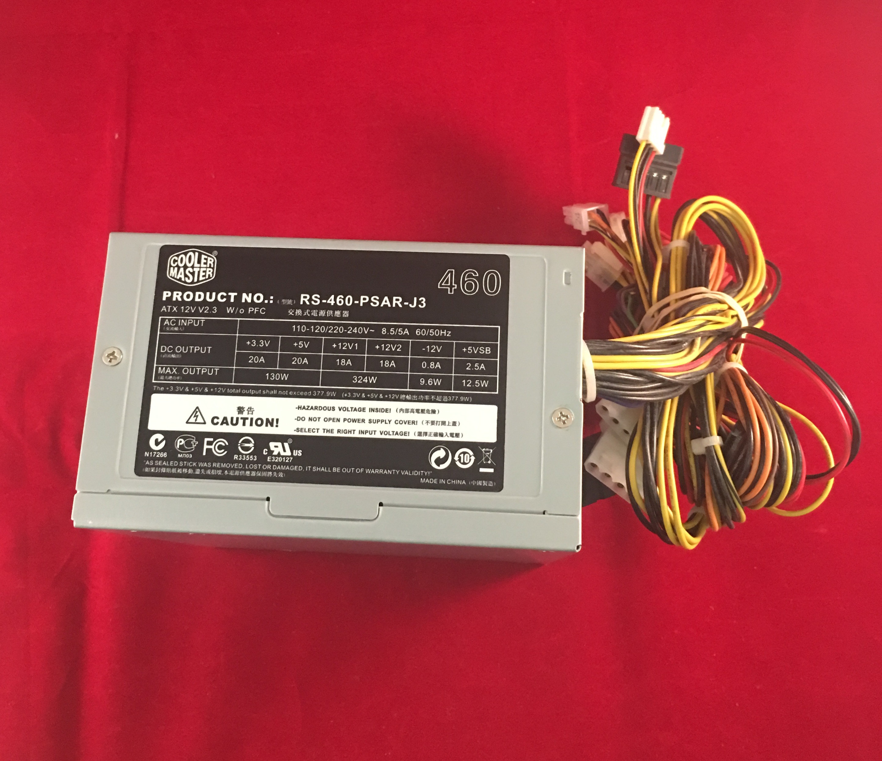 Cooler Master Model 460 RS-460-PSAR-J3 460W Power Supply | eBay