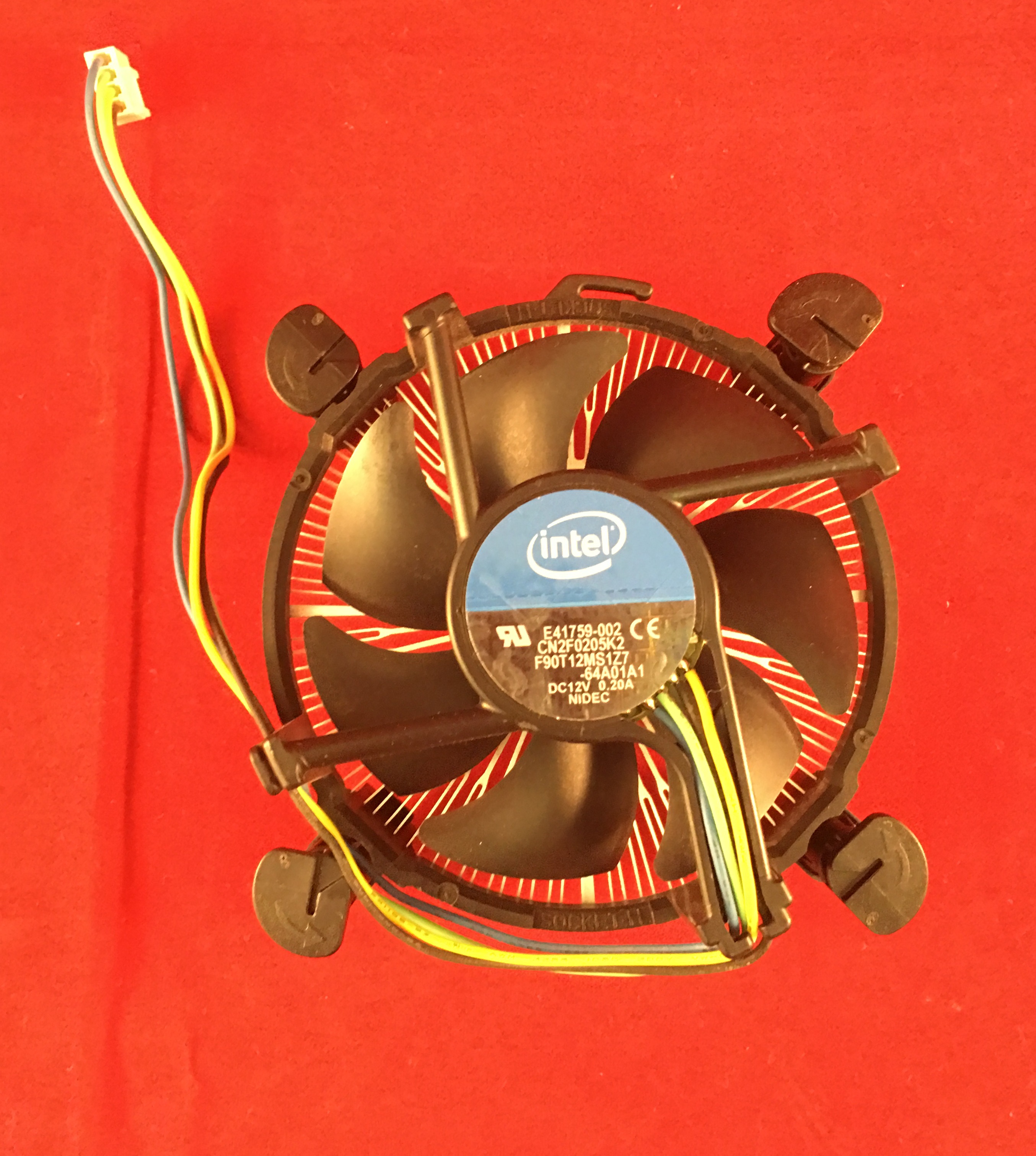Intel Socket 1156 Copper Core/Aluminum CPU Heatsink with Fan E41759002