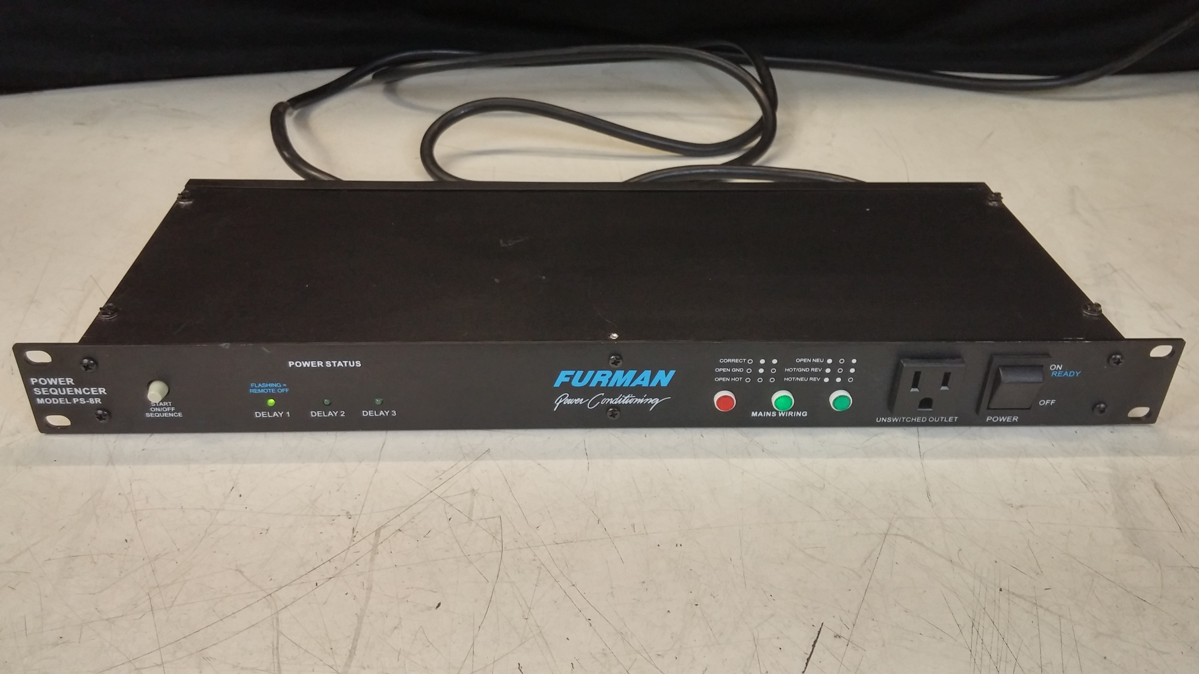 Furman Power Sequencer PS8R Rackmount Power Conditioner 8 Outlet eBay