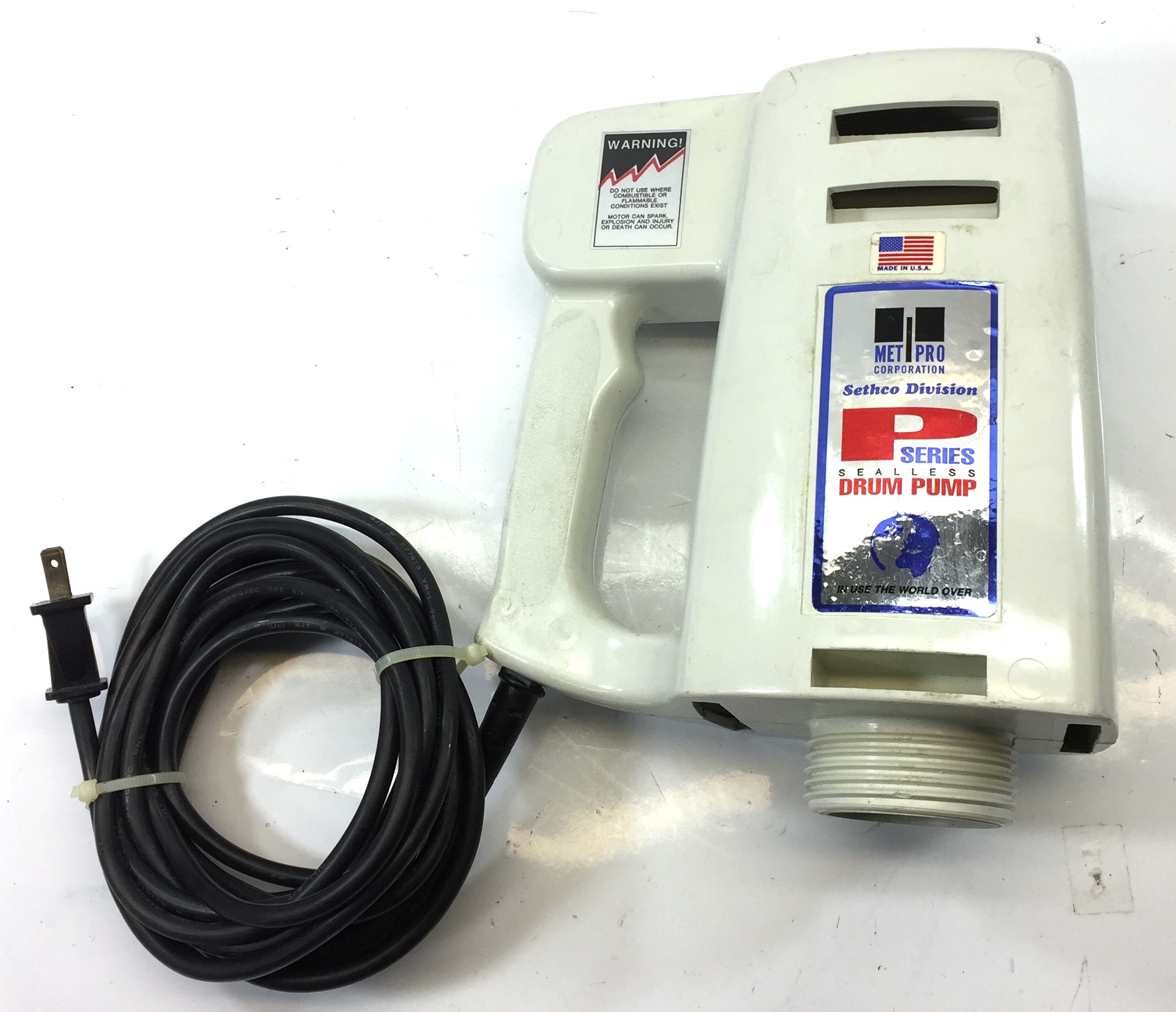 equipment reseller office P Sealless Drum Series P90B Pump Pro Sethco Met Division