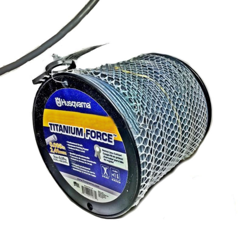 Husqvarna 639005109 OEM Titanium Force Trimmer Line 5lbs Spool .095