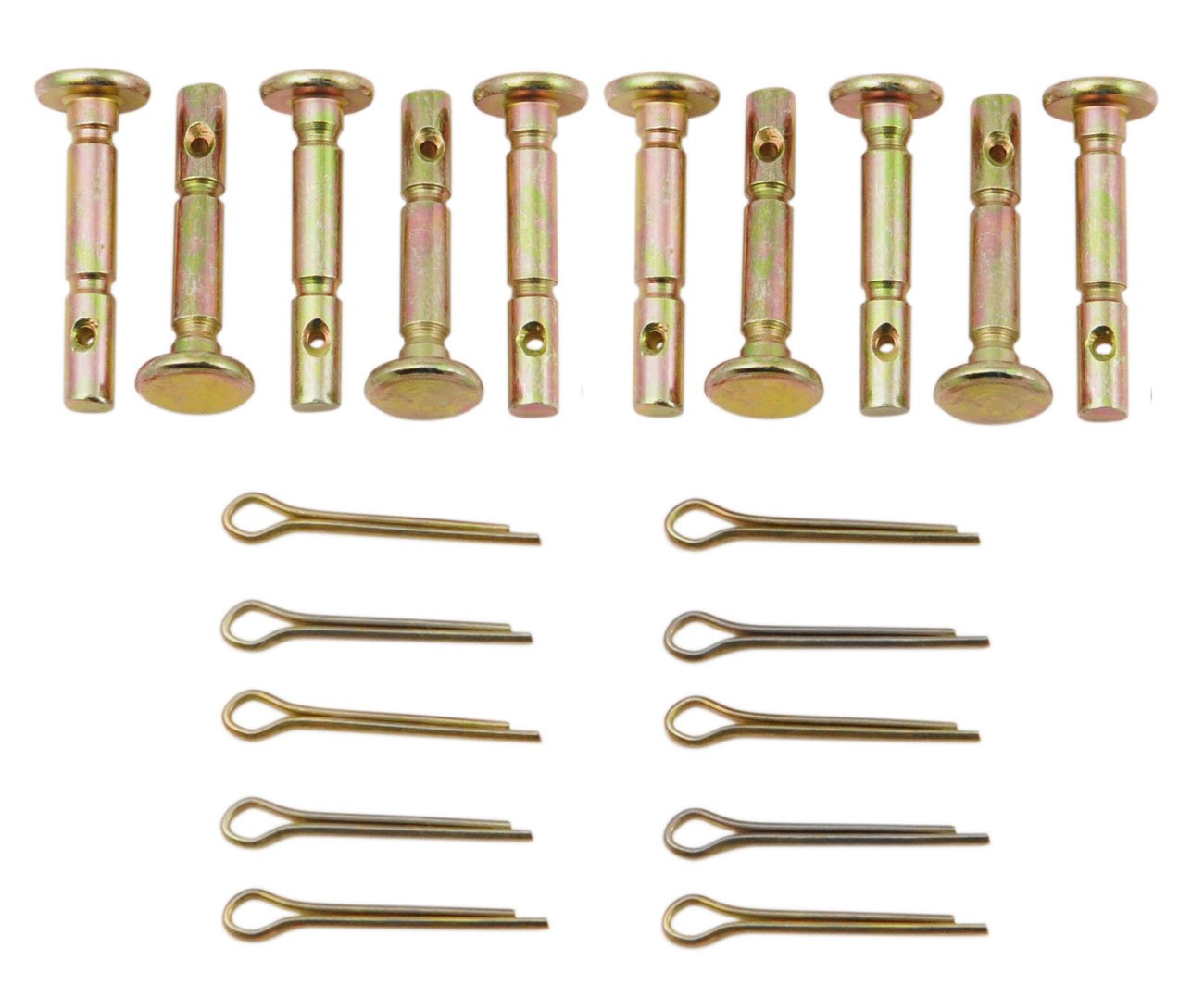 Set Of 10 Shear pin /& Cotter pin MTD 738-04124A