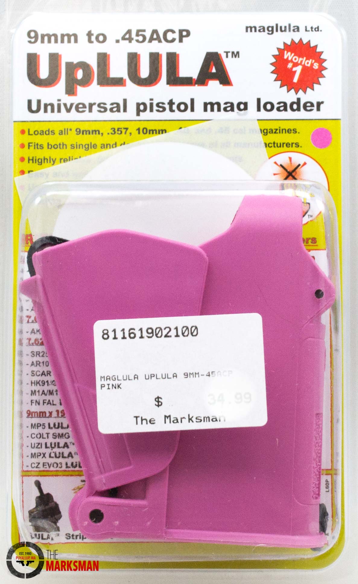 Maglula UpLula Mag Loader/Unloader Pink NEW UP60P-img-0
