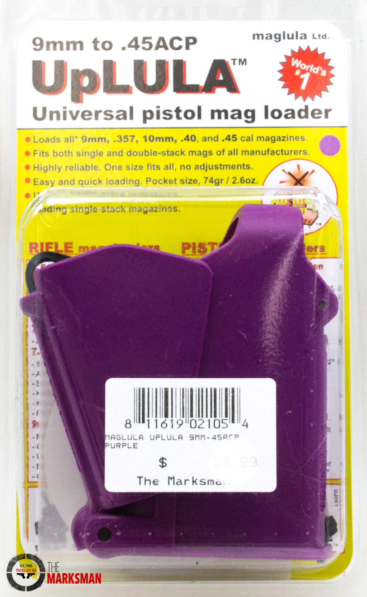 Maglula UpLula Mag Loader/Unloader, Purple NEW UP60PR-img-0