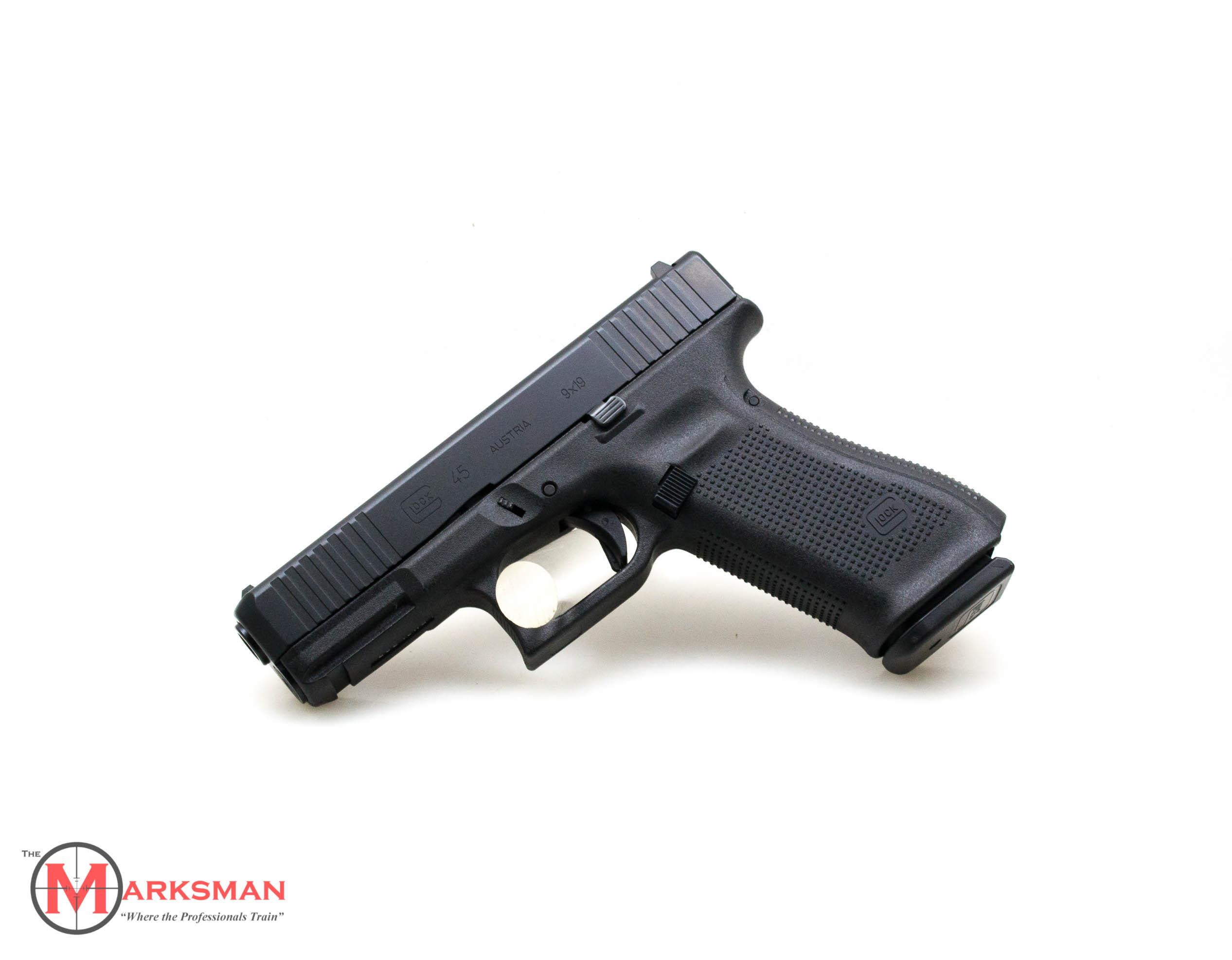 Glock 45, 9mm, Forward Slide Serrations 10 Rd Mags NEW PA455S201-img-0