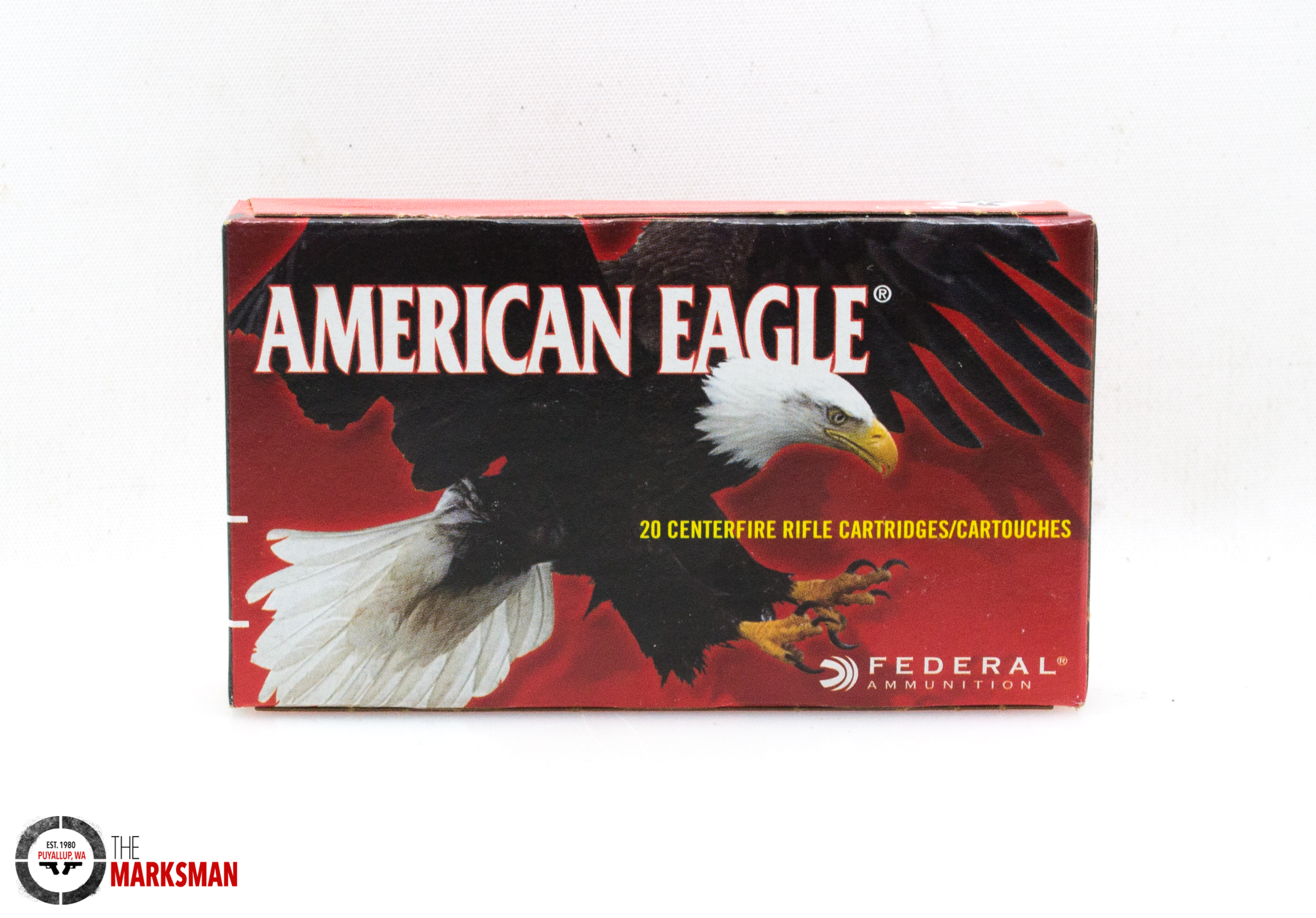 American Eagle .223 Remington, 55 gr. FMJ BT NEW AE223 20 Rounds-img-0