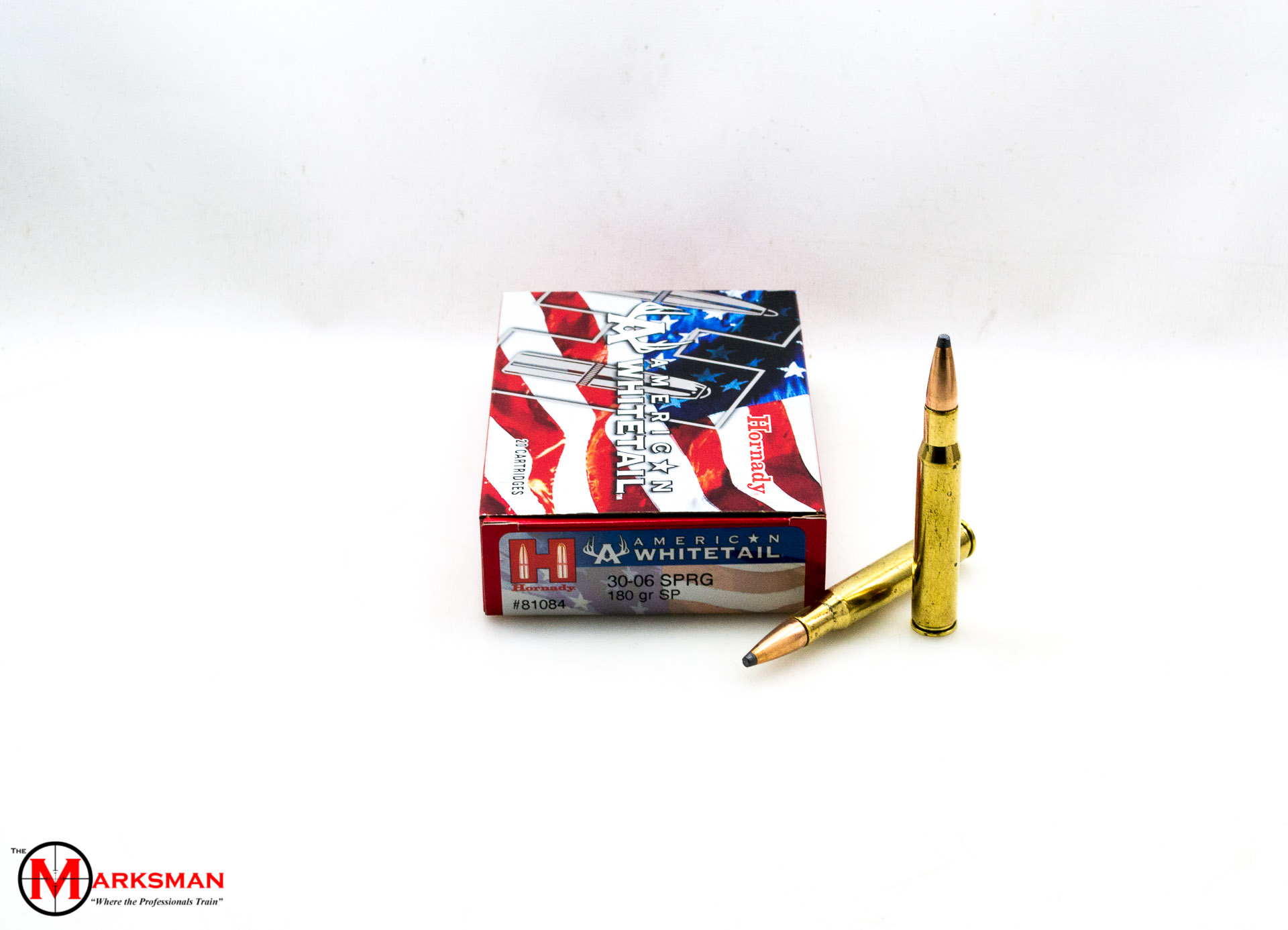 Hornady American Whitetail 30-06 Springfield NEW 81084 20 Rd Box-img-0