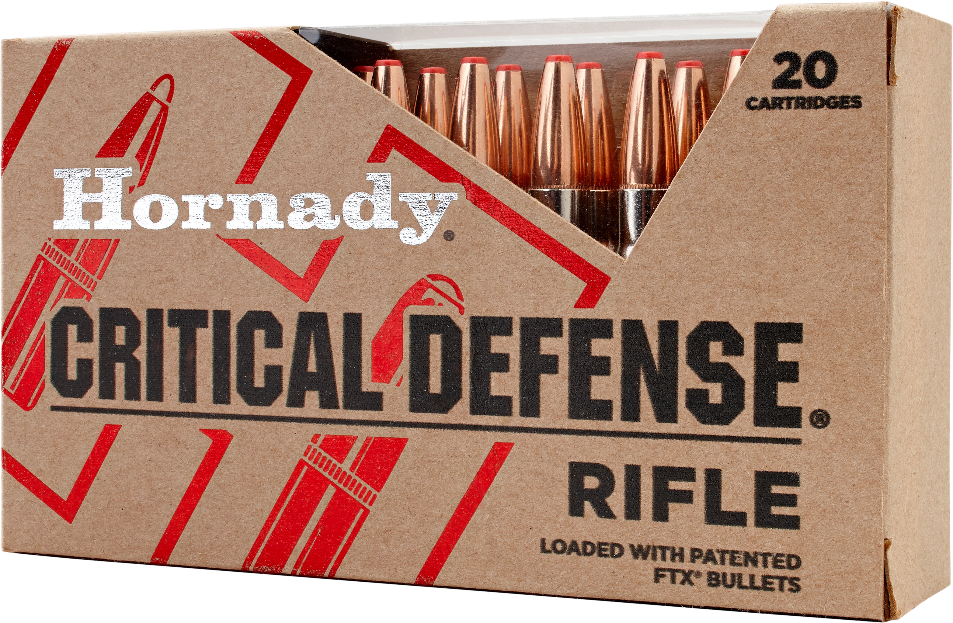 Hornady Critical Defense .223 Remington, 73 Grain FTX NEW 80260 20 Rd Box-img-0