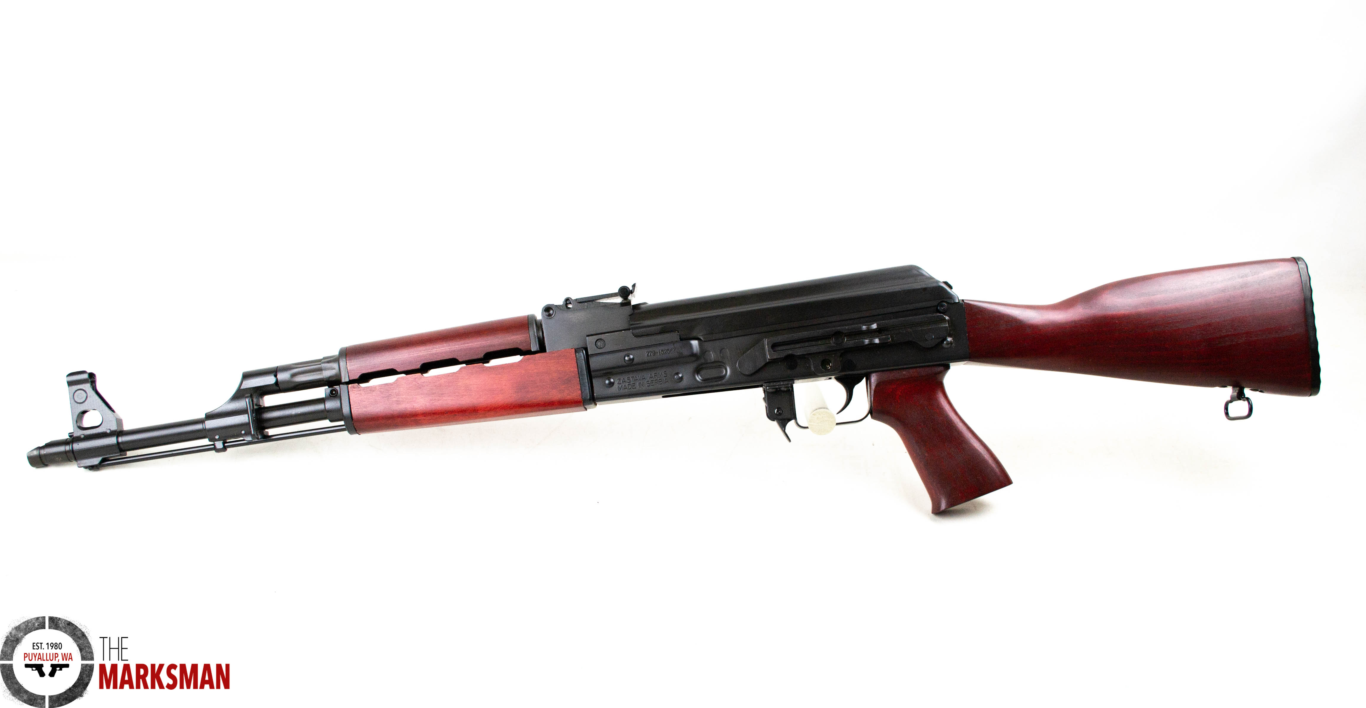 Zastava Arms ZPAP M70 AK47, 7.62 x 39mm, Serbian Red Wood NEW ZR7762SR Semi Auto Rifles at
