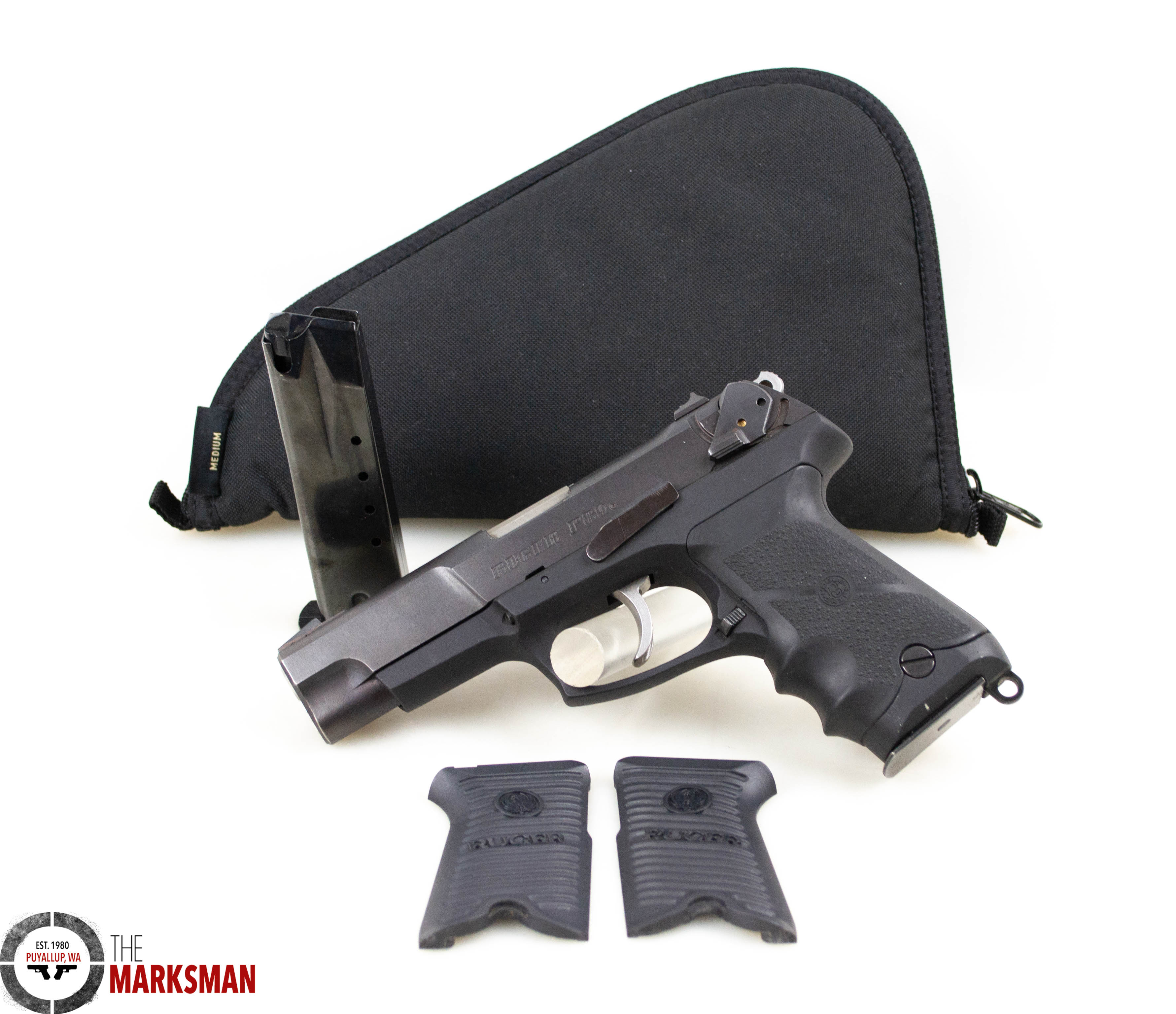 Ruger P89, 9mm, Used, with Two Magazines and Ammo-img-0