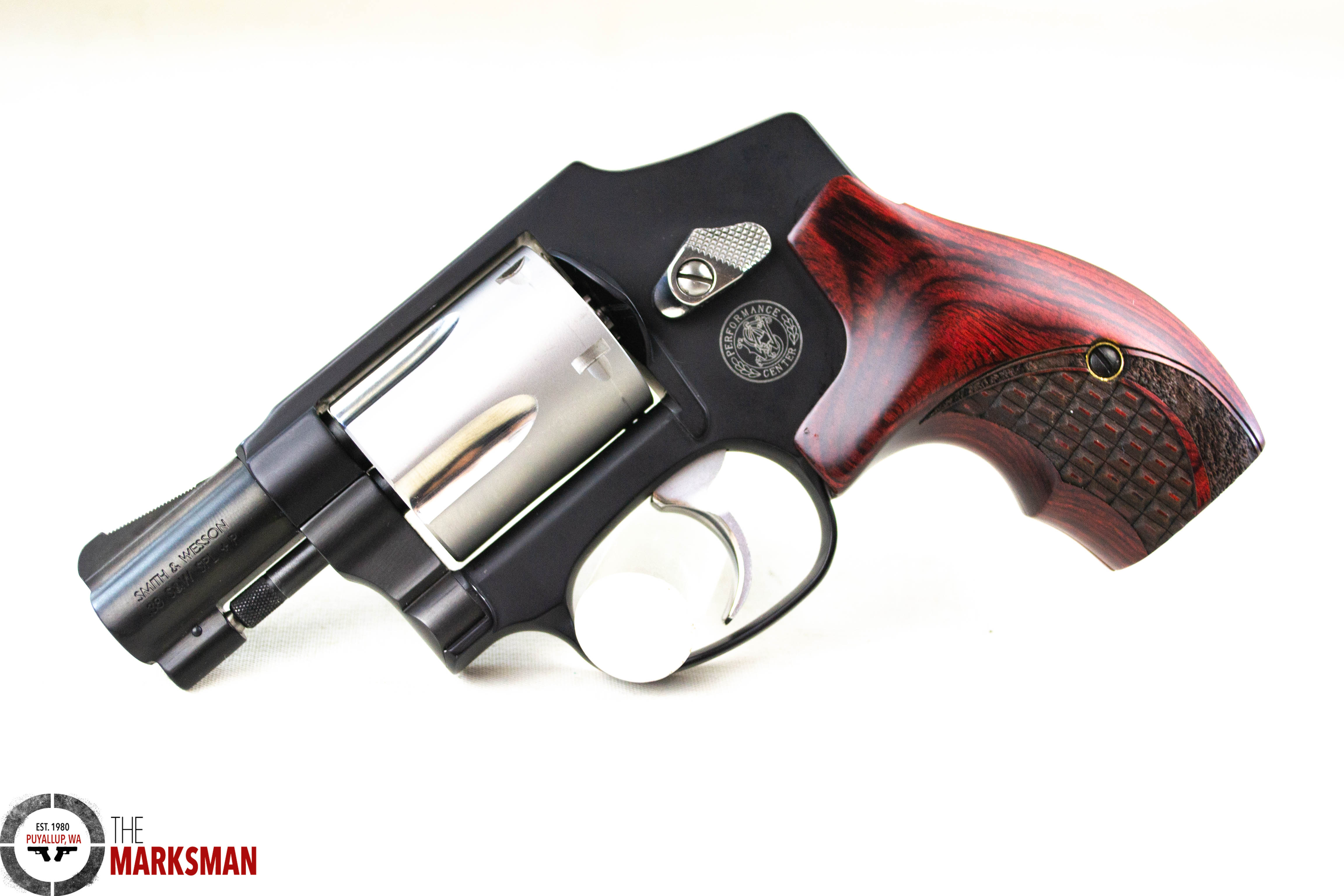 Smith and Wesson 442 Performance Center 38 Special +P Lockless Lightly ...