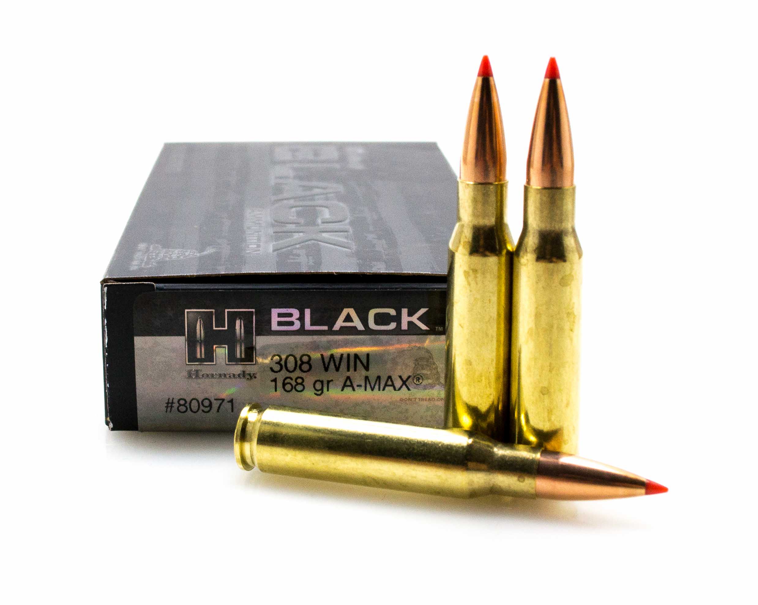 Hornady Black .308 Winchester 168Gr AMAX NEW 20rd 80971-img-0