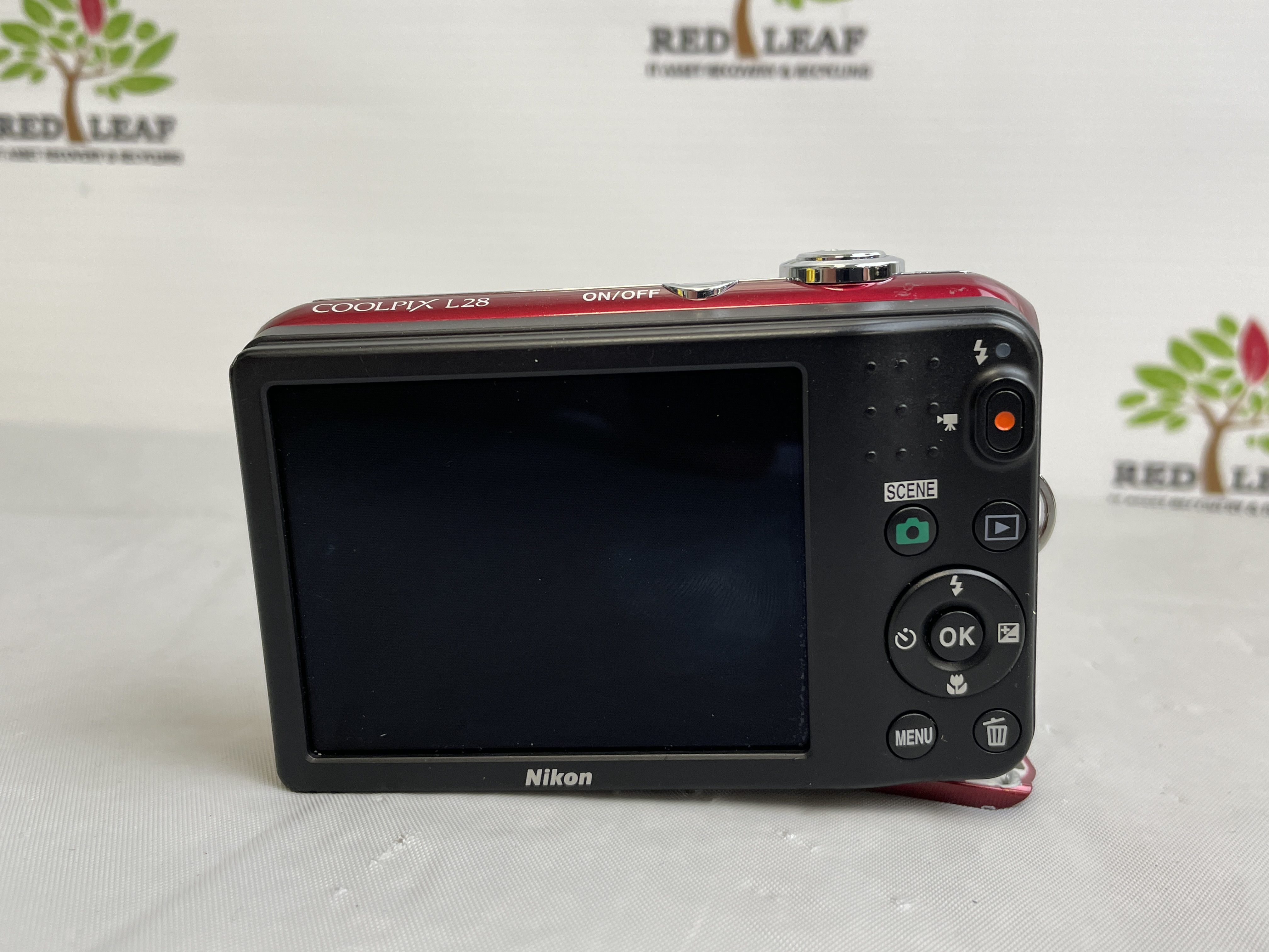 Nikon Coolpix L28 20.1 Megapixel Digital Compact Camera Red