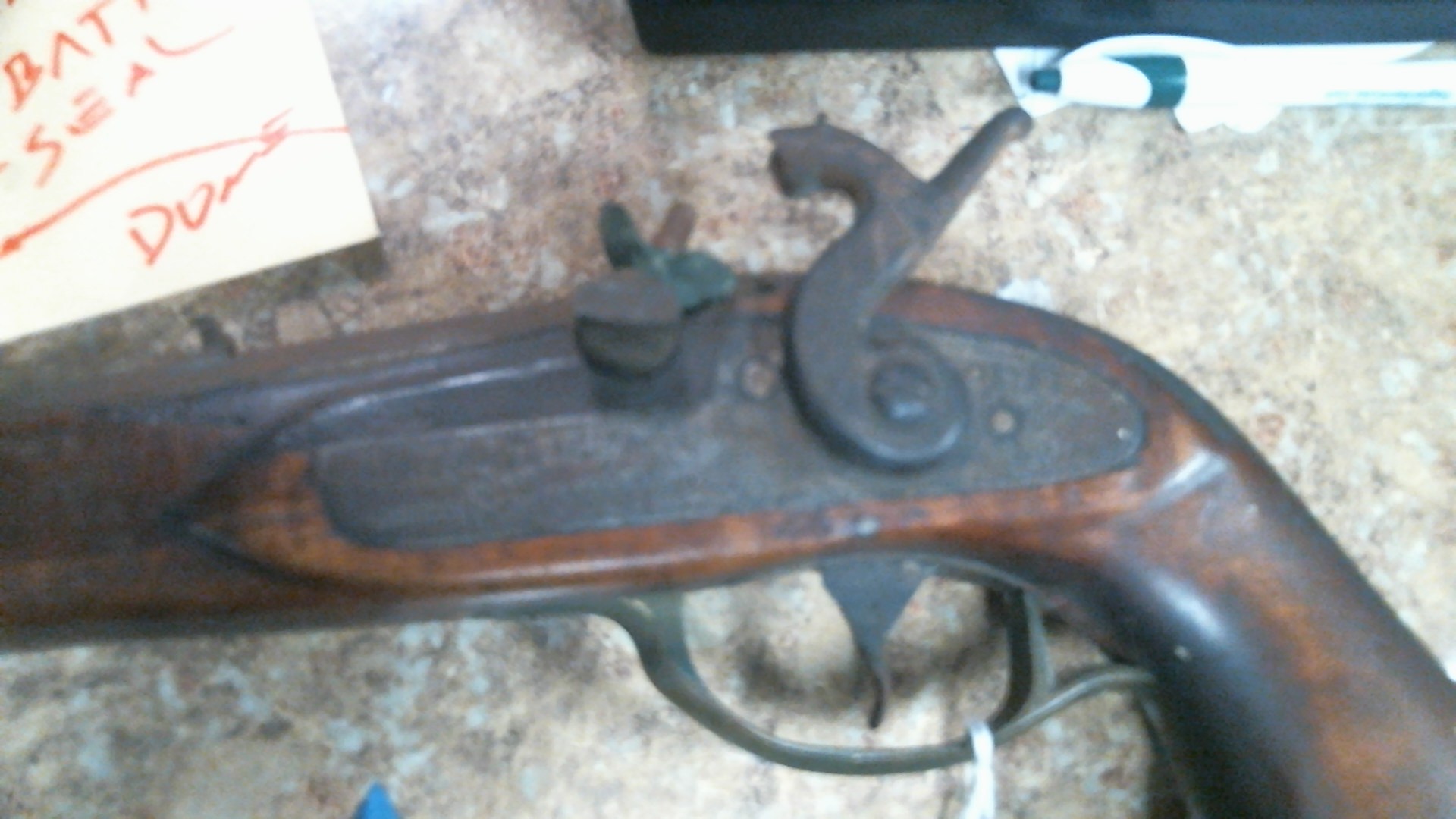 Antique Flobert 6MM Ball and Cap Pistol Remington-img-0
