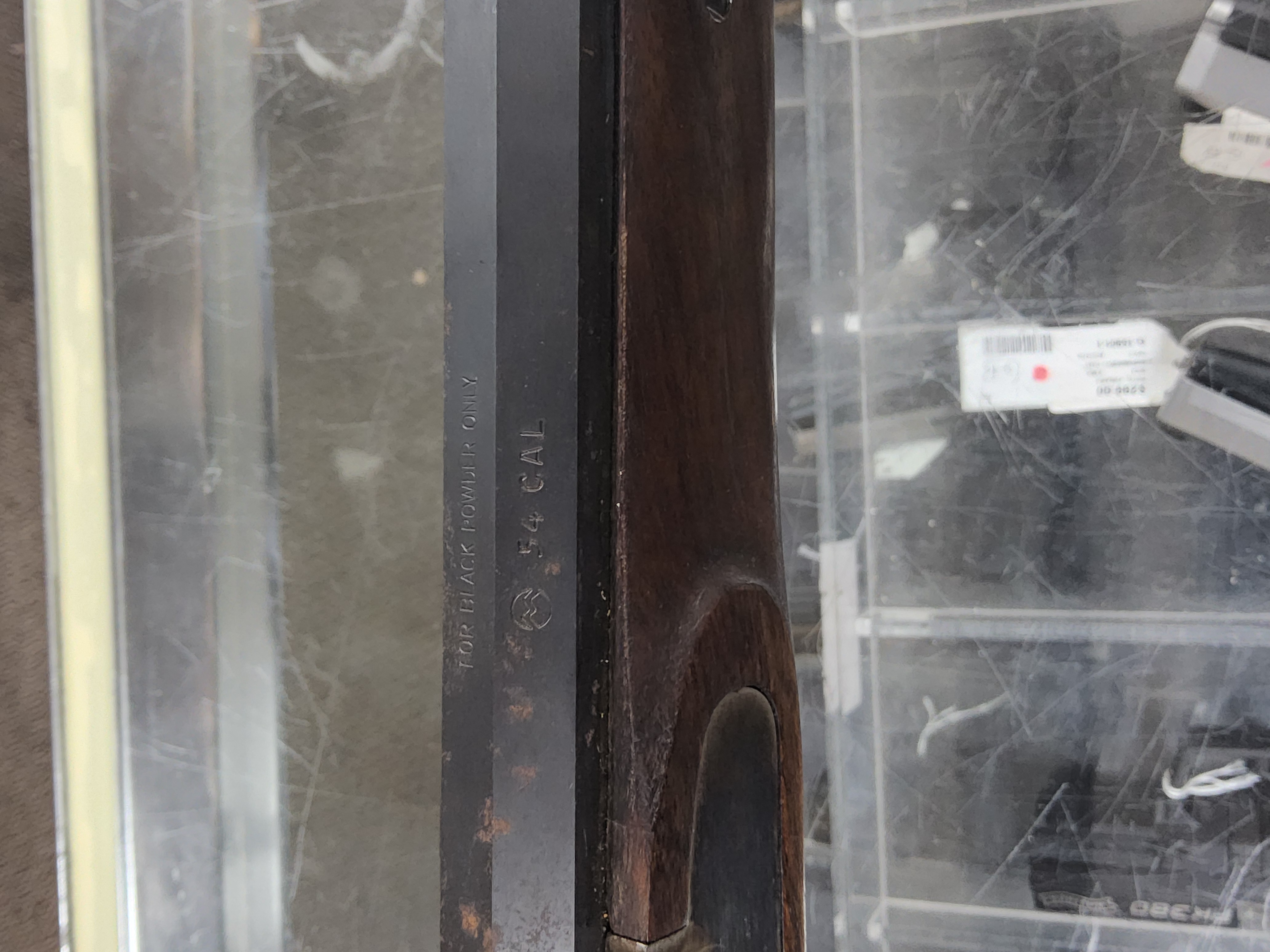 BLACK POWDER THOMPSONCENTER SB MUZZLELOADER .54CAL, LEVER; BLACK AND WOOD-img-4