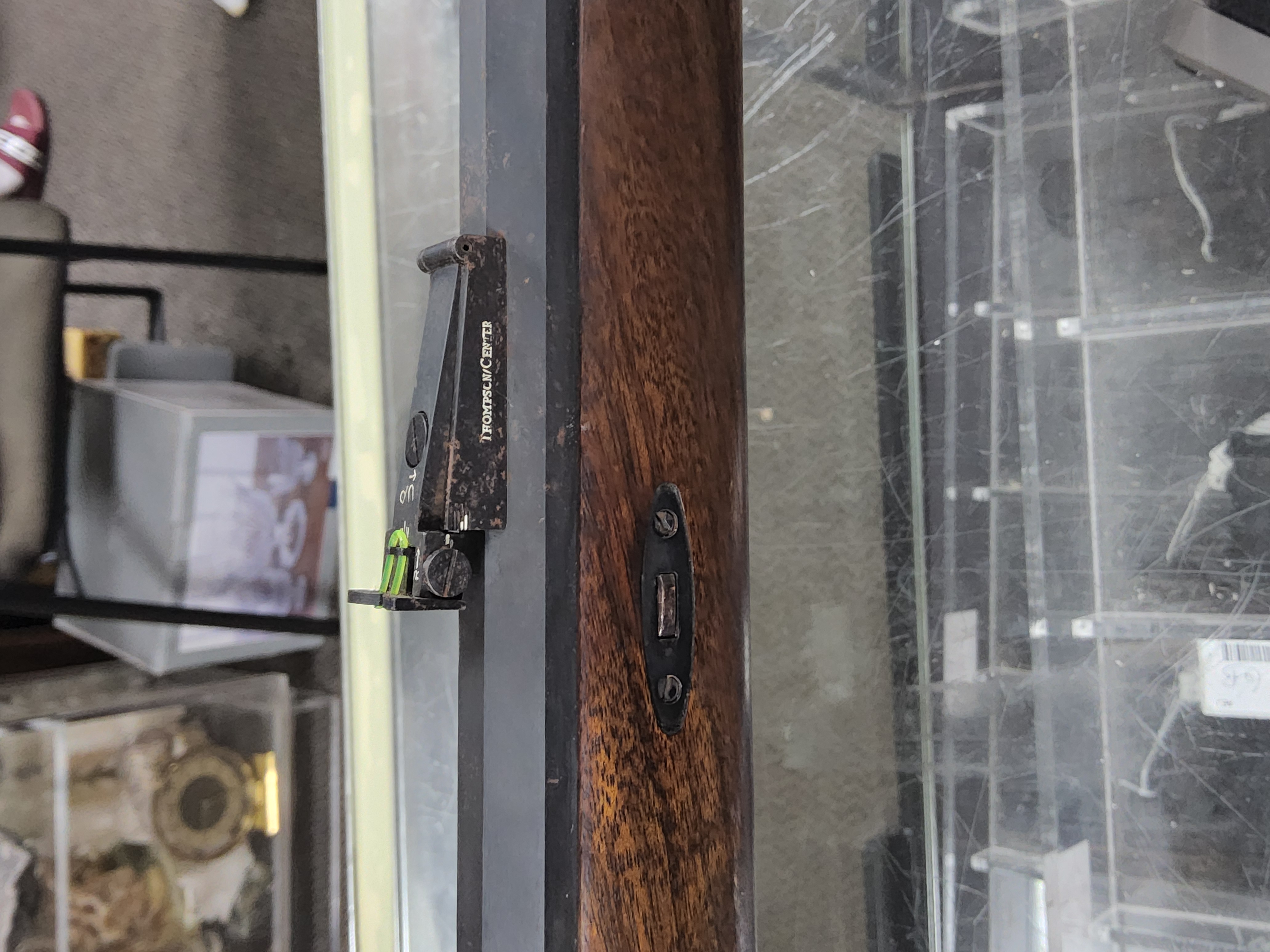 BLACK POWDER THOMPSONCENTER SB MUZZLELOADER .54CAL, LEVER; BLACK AND WOOD-img-5