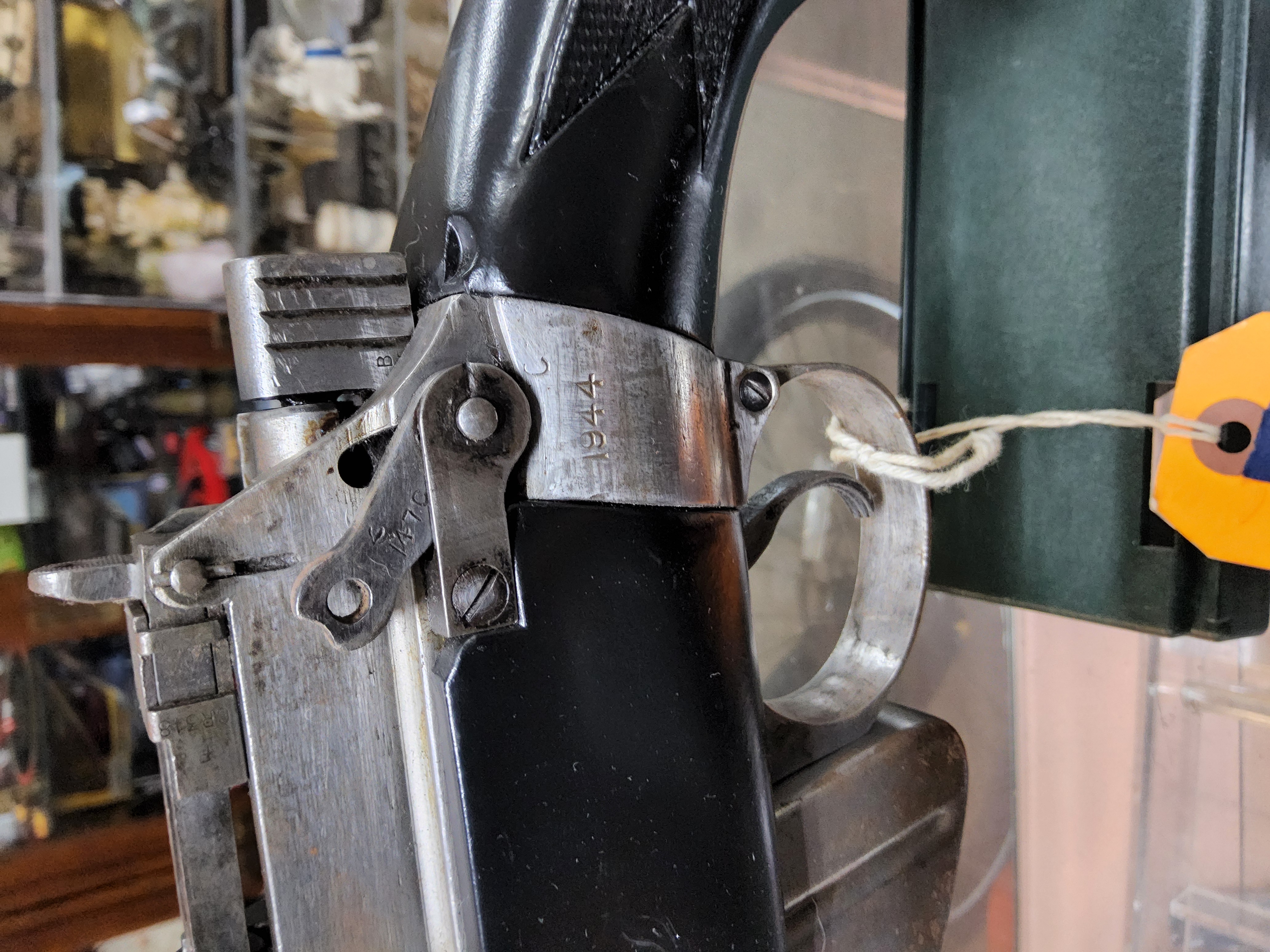 ENFIELD No4 MK1,   .303, BOLT; 147C 1944 SILVER & BLACK-img-5