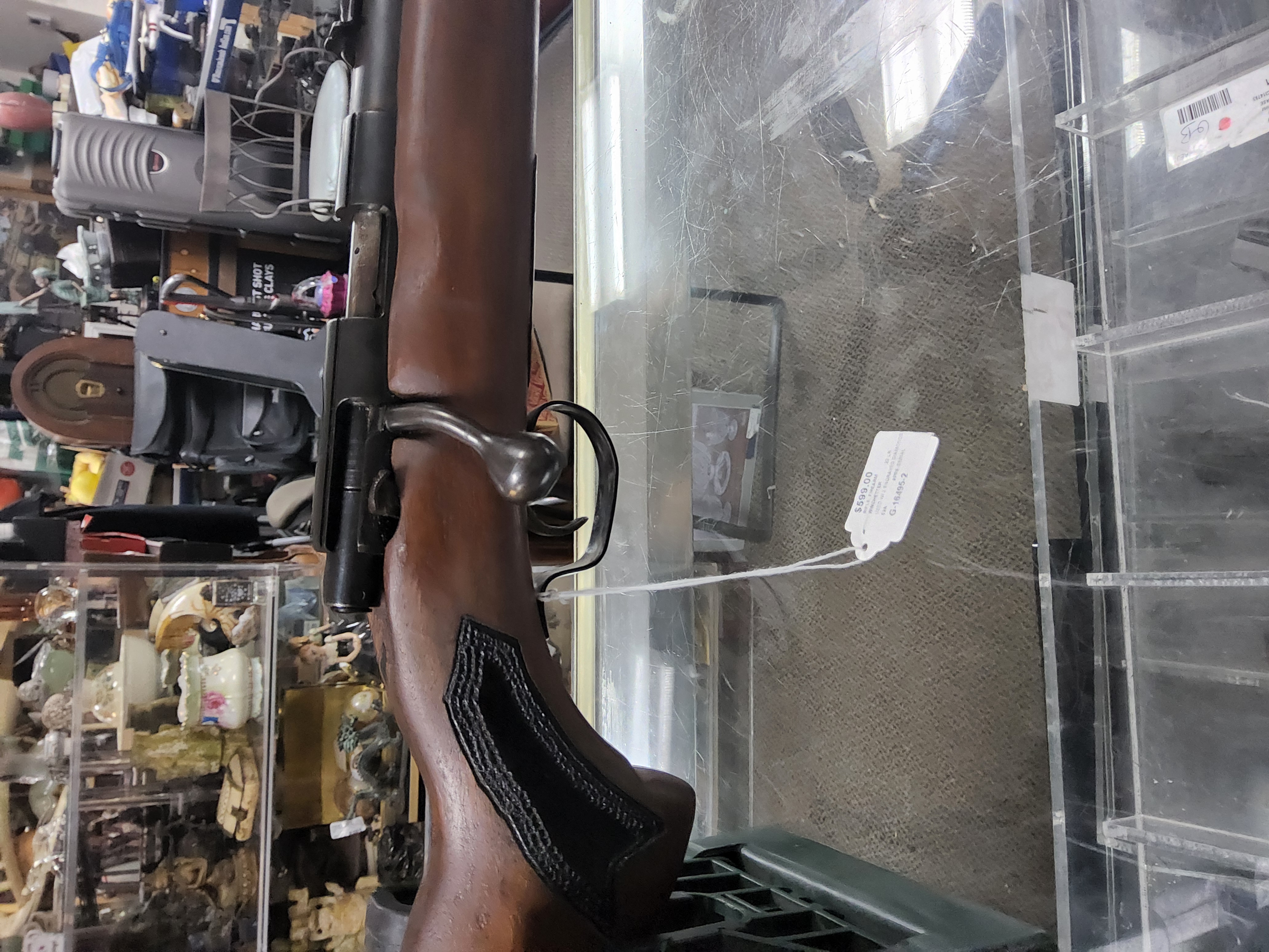 RIFLE WINCHESTER 69A, #PRE-SERIAL, .22 LR, BOLT; USED W/ 2 ENGRAVED-img-2