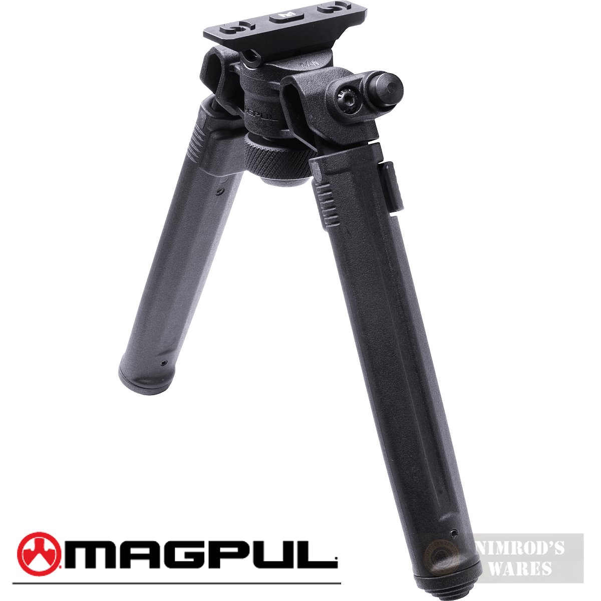 MAGPUL BIPOD M-LOK 6.3"-10.3" Tilts Pans MAG933-BLK-img-0