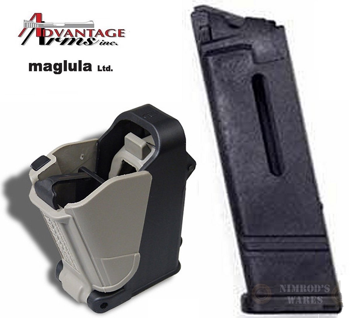 Advantage Arms CONVERSION MAGAZINE 22LR 10 Round Glock 19 23 + LULA LOADER-img-0