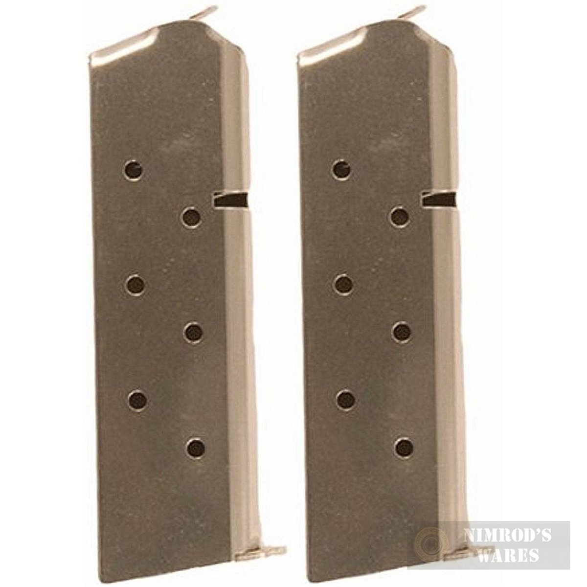 TWO COLT 1911 Gov't Gold Cup Commander Double Eagle 45ACP 8 Round MAGAZINES-img-1