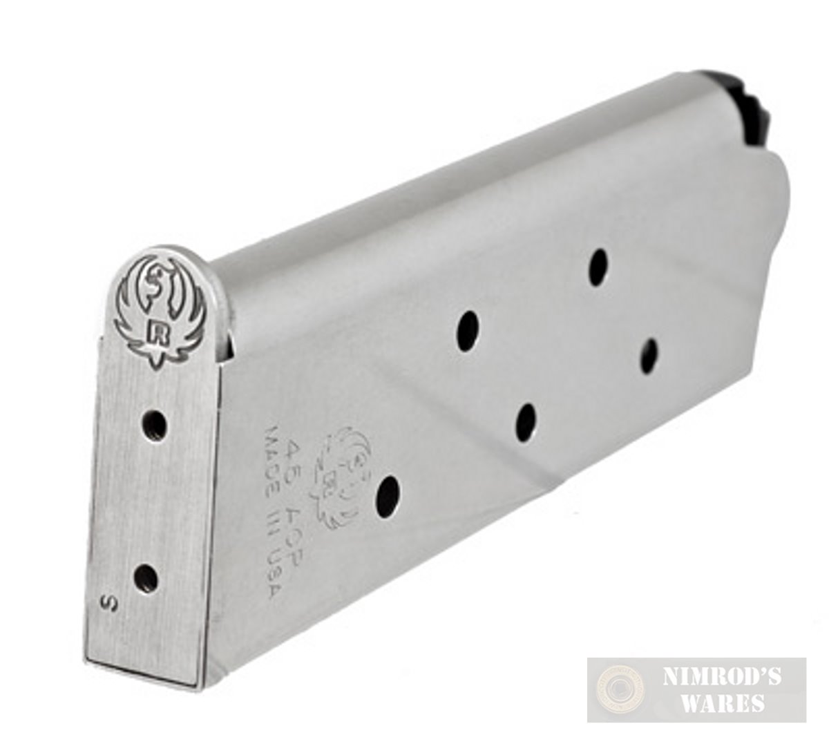 Ruger SR1911 OFFICER .45ACP 7 Round MAGAZINE SS 90664-img-1