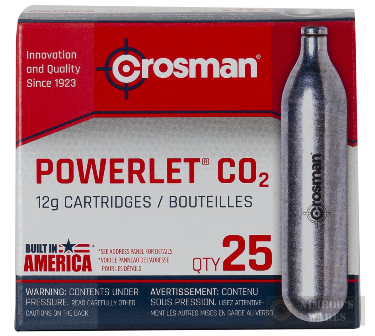 Crosman POWERLET CO2 CARTRIDGES 75-Count 12g Airgun Airsoft 2311-img-2