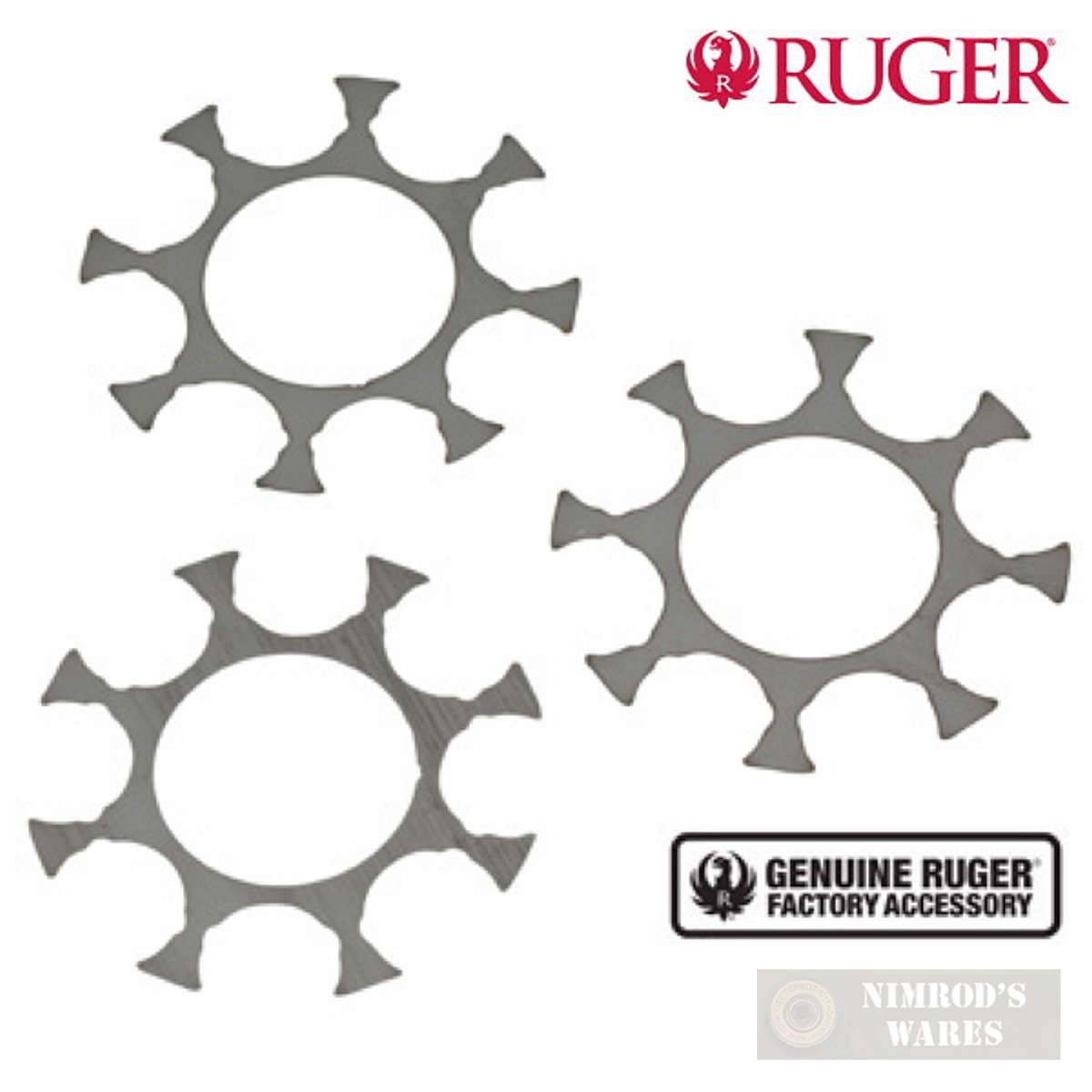 Ruger Super GP100 9mm 8-Round MOON CLIPS Speed Loader 3-pk 90719-img-0