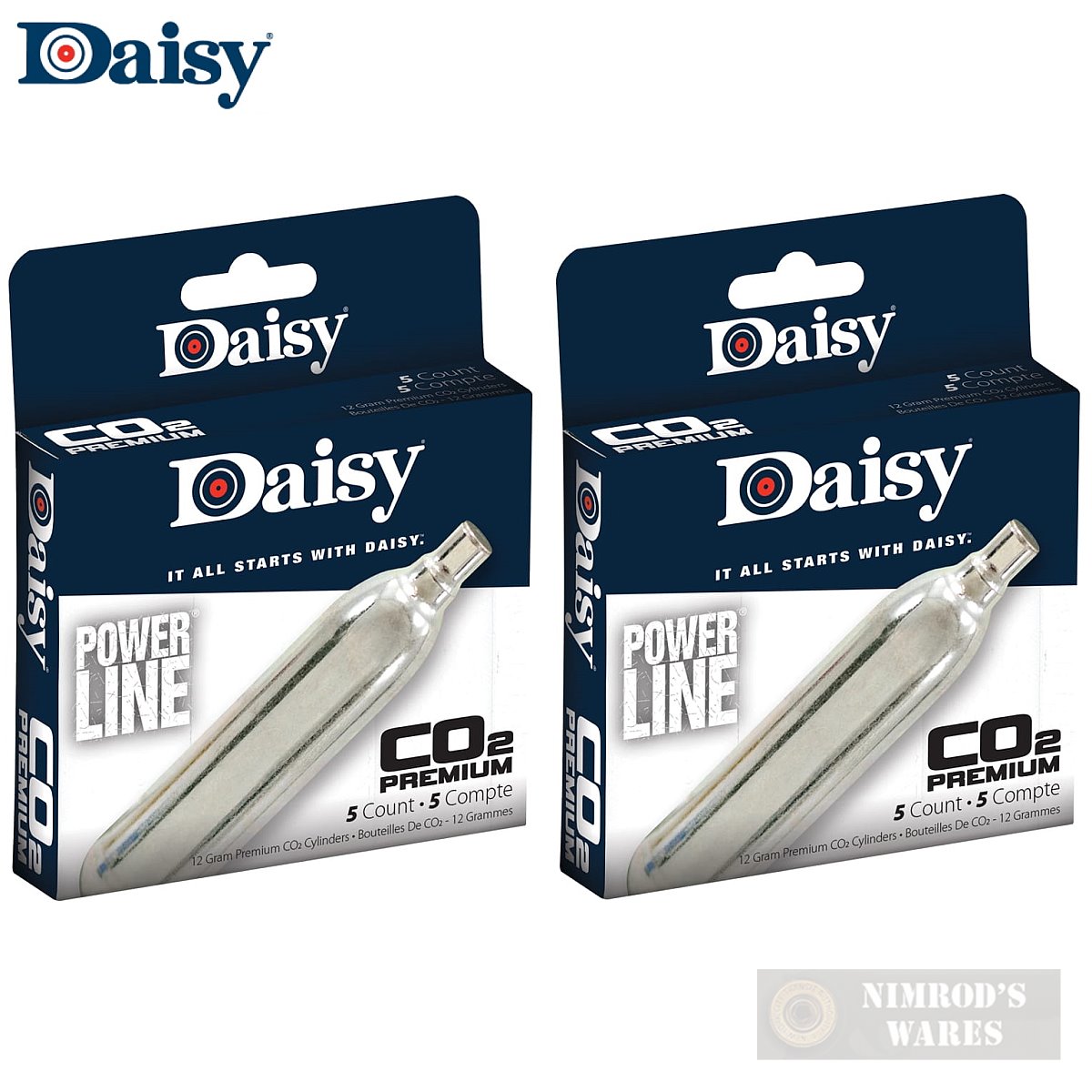 Daisy CO2 Powerline Premium 12-gram 10-count Air Gun Airsoft 7580-img-0