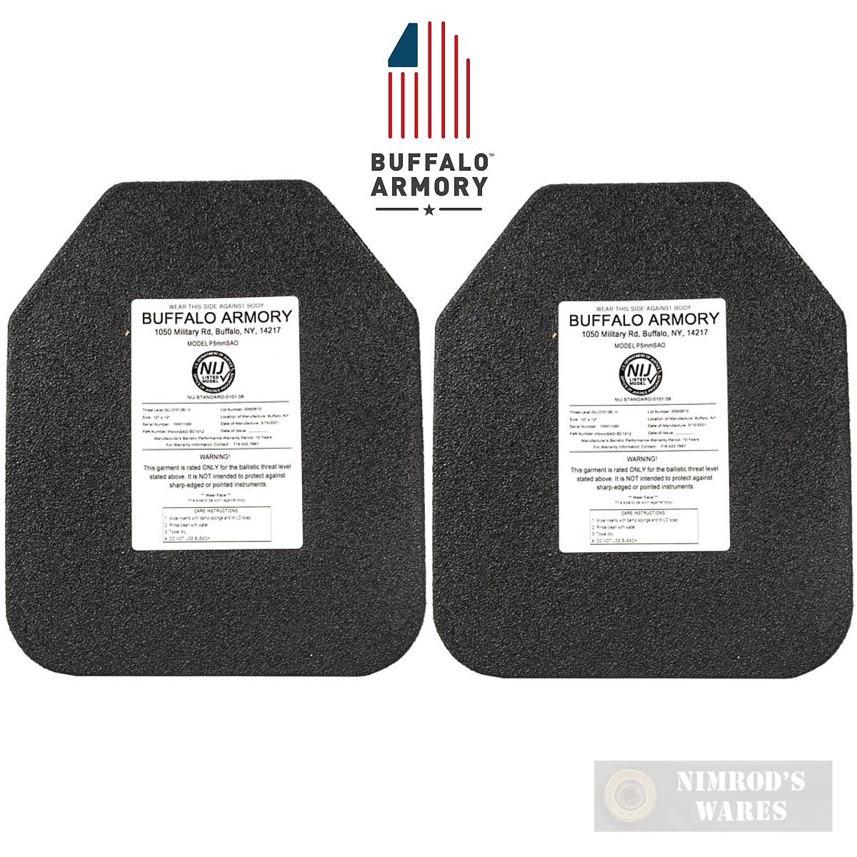 buffalo-armory-star-647-10-x12-level-iii-armor-plate-2-pack-nij-iii