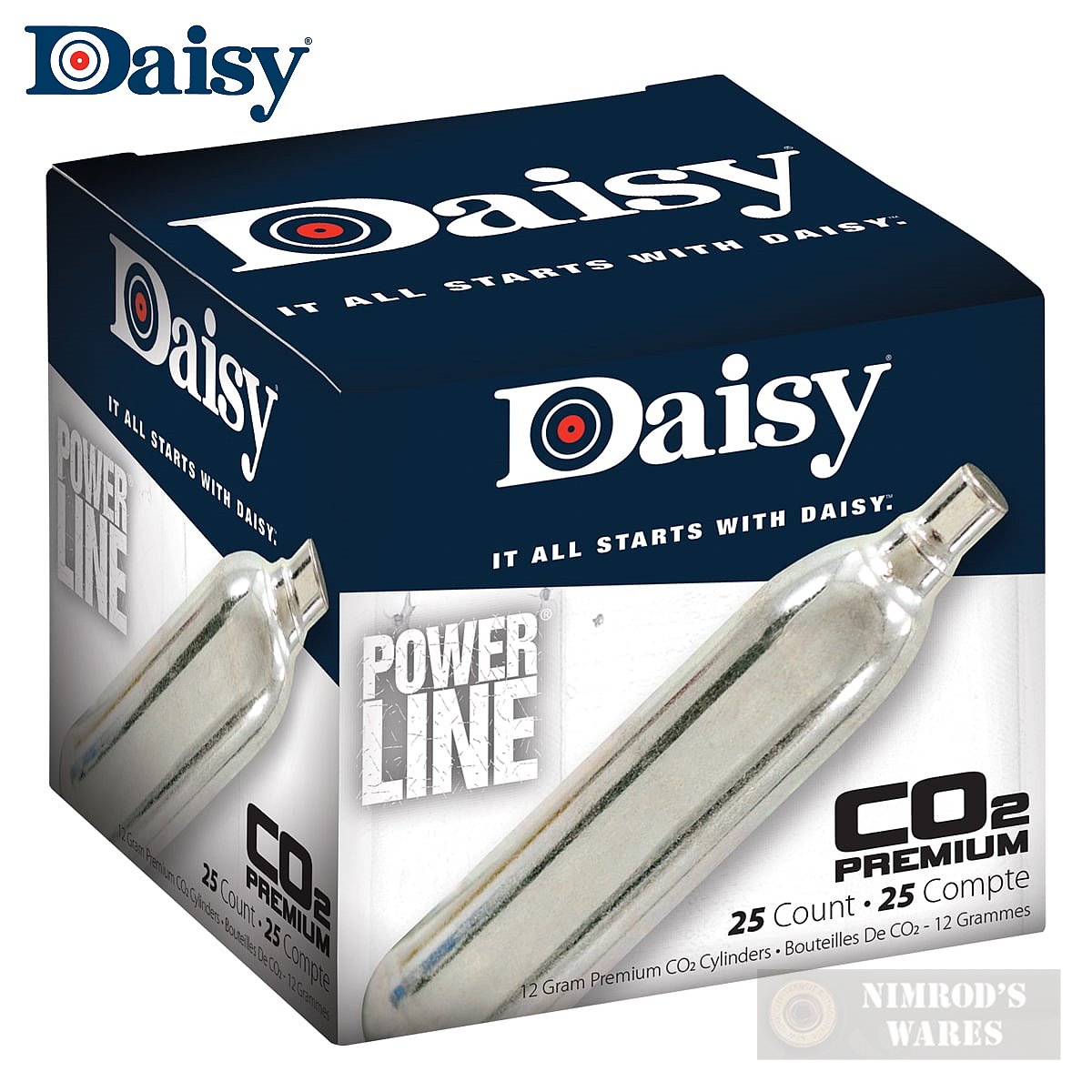 Daisy POWERLINE PREMIUM CO2 12-gm 25-pk Airgun Airsoft 997025-img-0