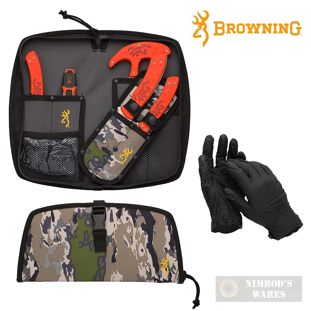 Browning PRIMAL COMBO Ovix 6-Piece GAME PROCESSING TOOL KIT for Hunters-img-0