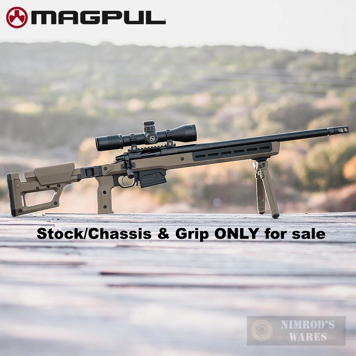 Magpul REMINGTON Pro 700 Lite SA Stock Chassis Grip MAG1199-FDE - Rifle ...