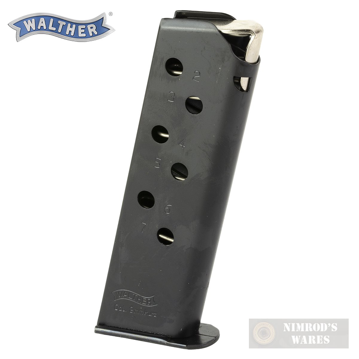 Walther PPK/S .380 ACP 7 Round MAGAZINE Anti-Friction OEM 2246028-img-0