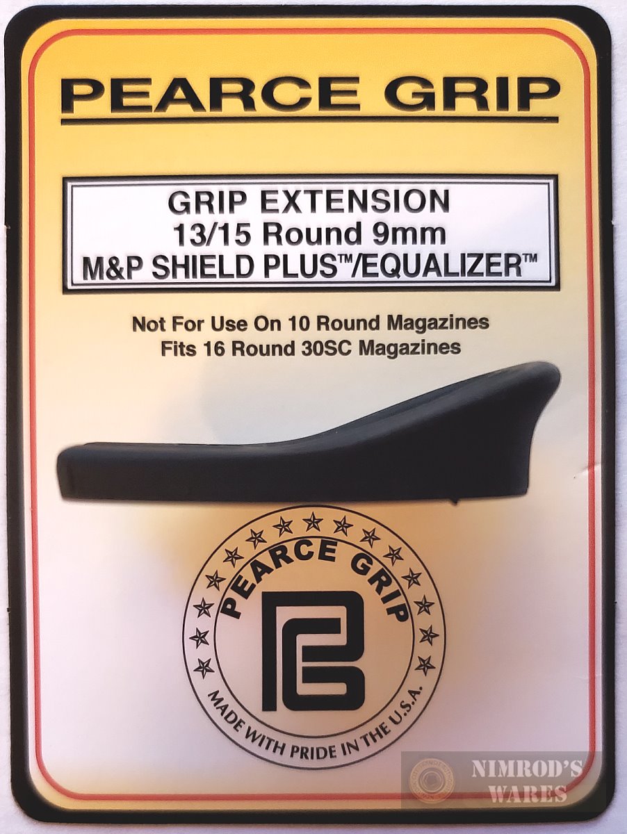 Pearce S&W M&P 9 Shield PLUS .30SC 16 Round Magazine GRIP EXTENSION PG-SP13-img-1