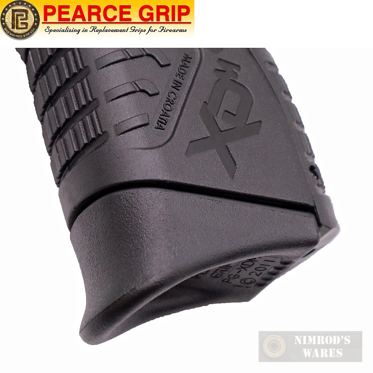 Pearce Springfield XDM9 Elite Compact XDM Compact 9/40 Grip Extension-img-0