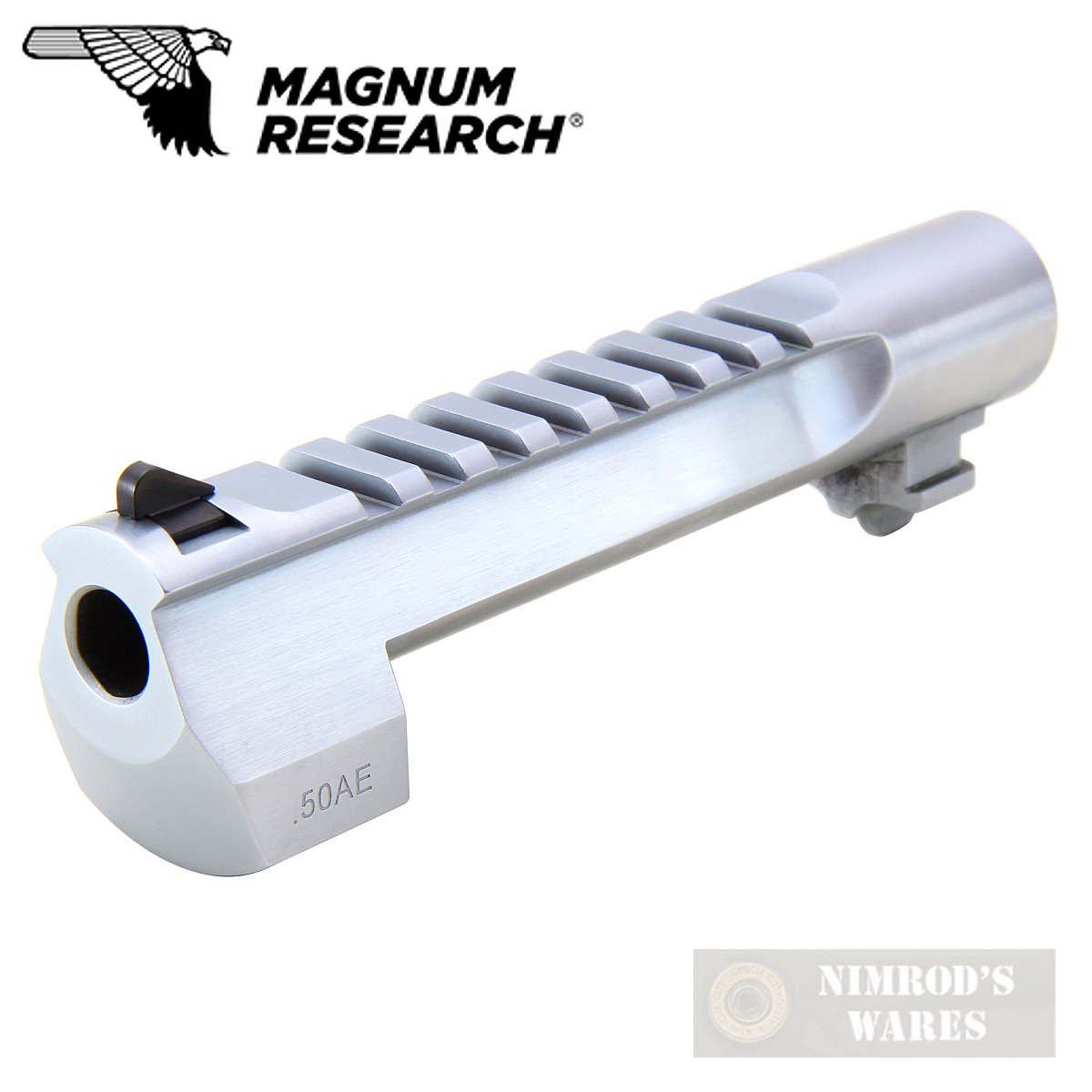 Magnum Research Desert Eagle MK XIX 6" BARREL Chrome Finish .50AE Picatinny-img-0