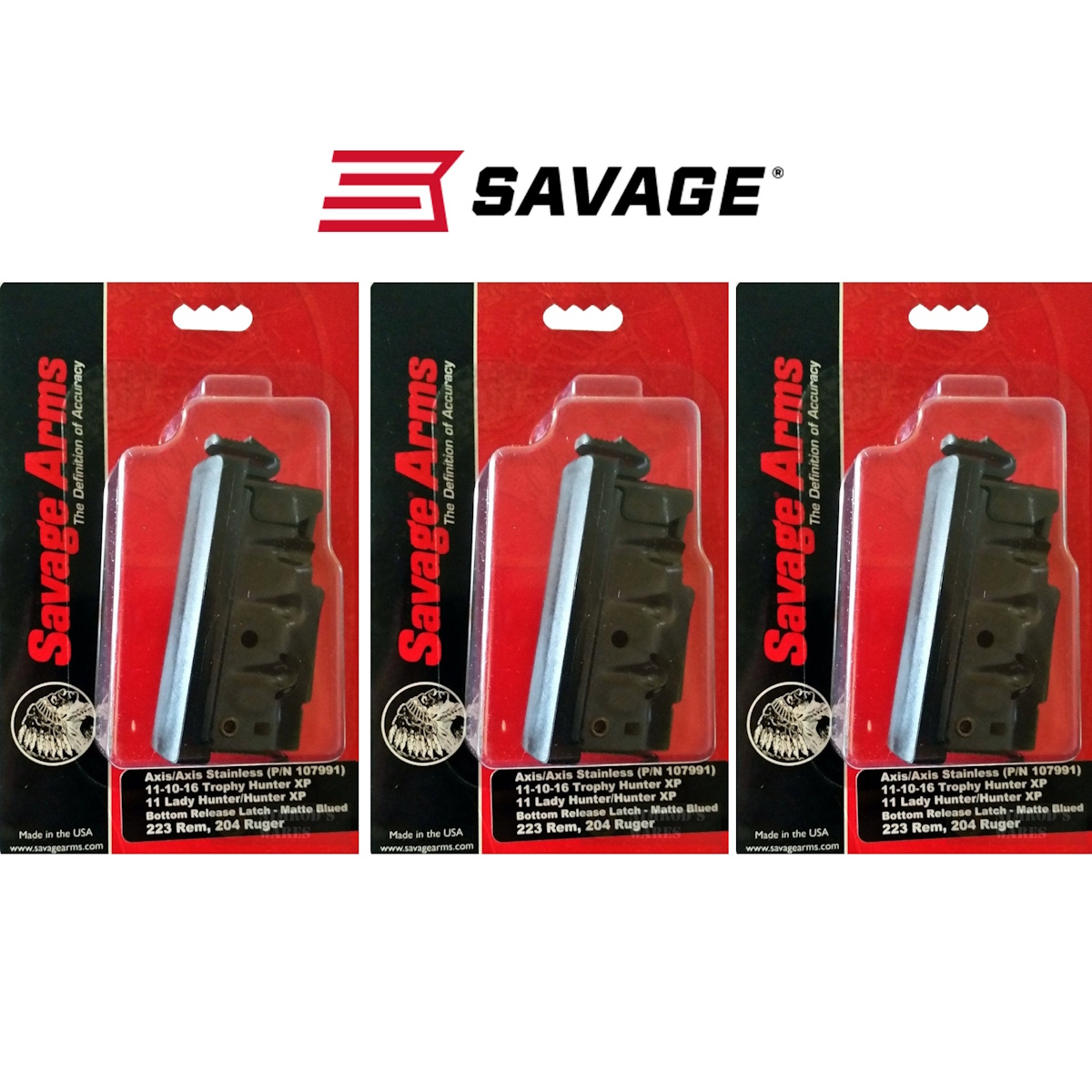 SAVAGE AXIS .223 4 Round Steel Magazine 55230 3-PACK-img-0