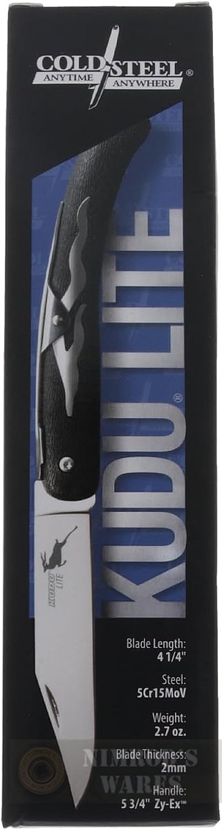 Cold Steel KUDU LITE Knife 4.25" Folding Clip Point CS-20KJ-img-2