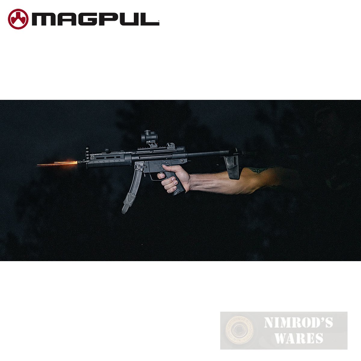 Magpul HK94 MP5 MP BSL Arm BRACE Stabilizing MAG1072-BLK-img-0