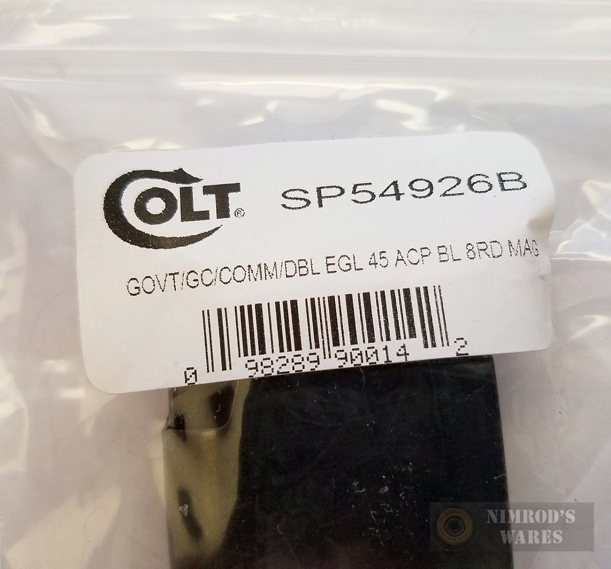 TWO COLT 1911 Gov't Gold Cup Comm Dbl Egle 45ACP 8 Round Magazines SP54926B-img-2