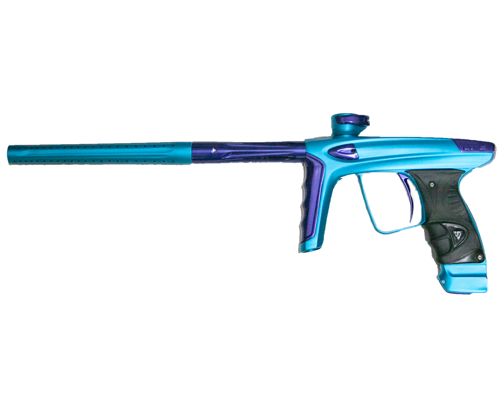 DLX Luxe Ice Paintball Gun Marker Dust Teal Gloss Purple 724696420002