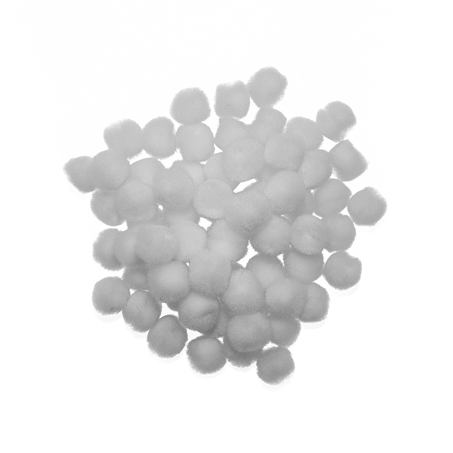0.5 inch White Tiny Craft Pom Poms 100 Pieces 607963373020 eBay
